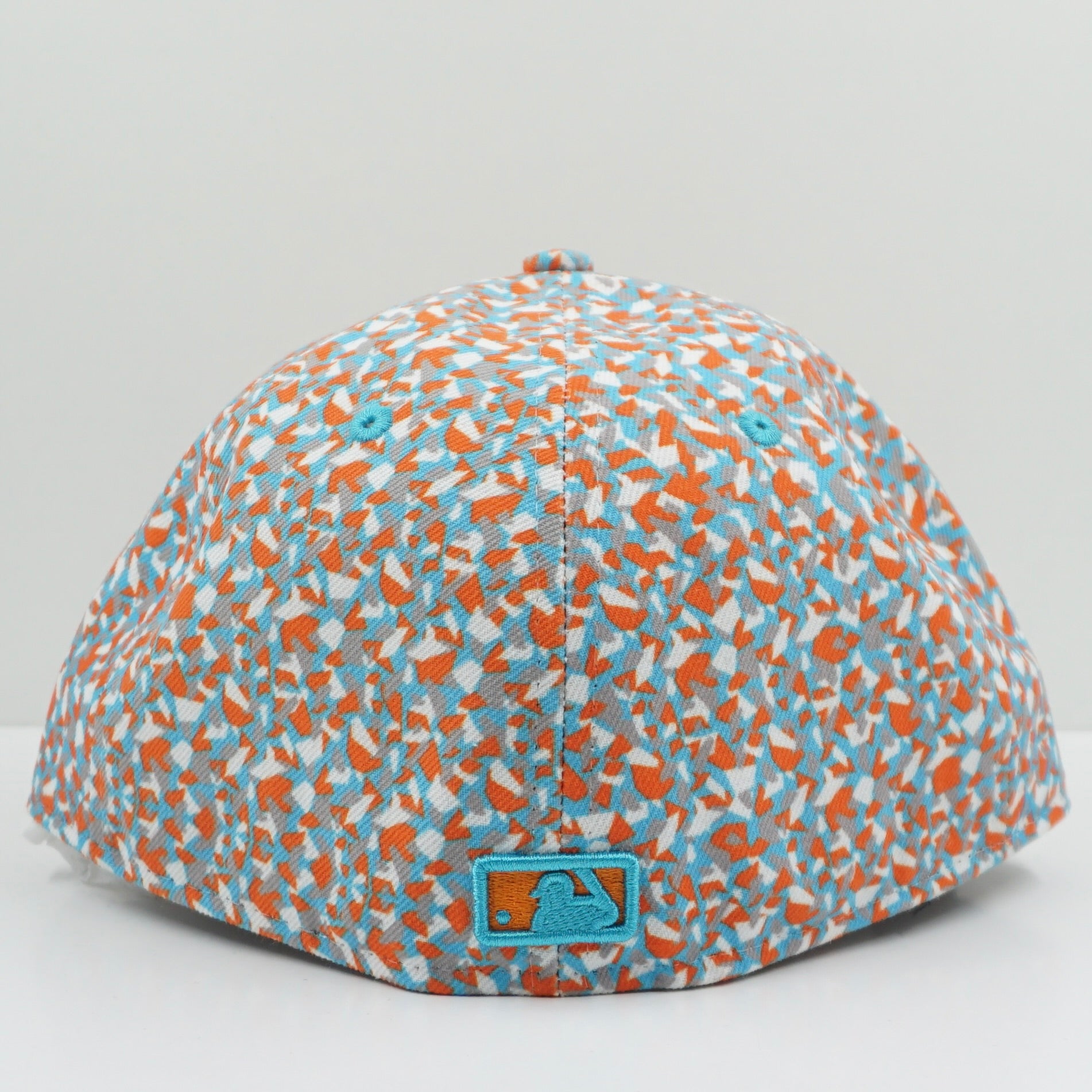 New Era New York Yankees Orange White Blue Confetti Fitted Cap