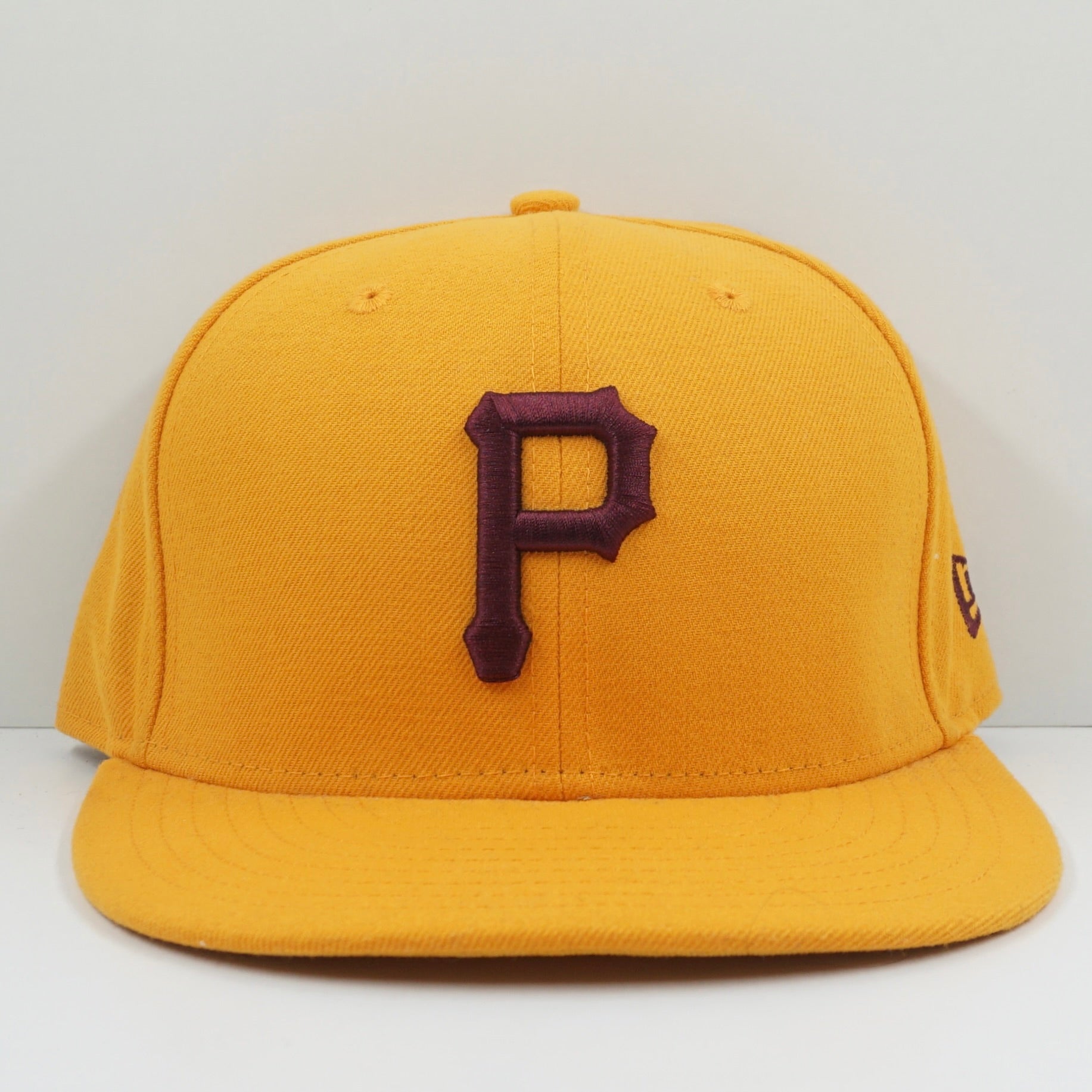 New Era Pittsburgh Pirates Yellow Burgundy Fitted Cap