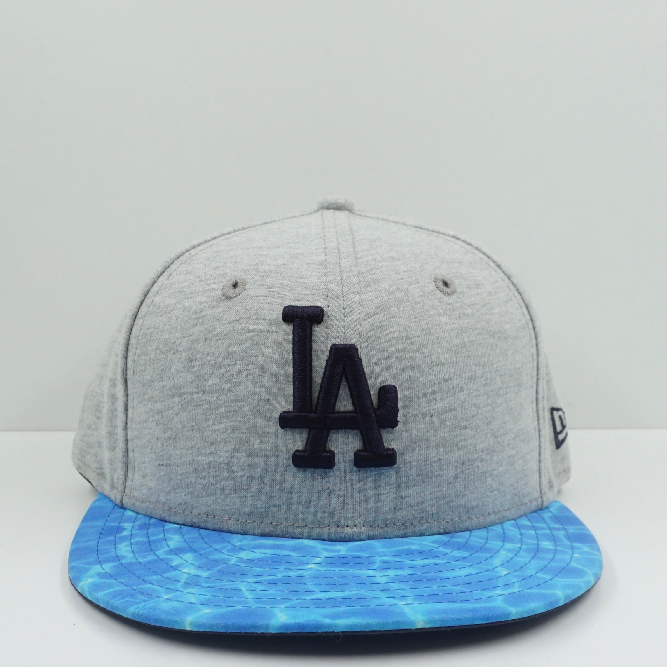 New Era Los Angeles Dodgers Grey Water Fitted Cap