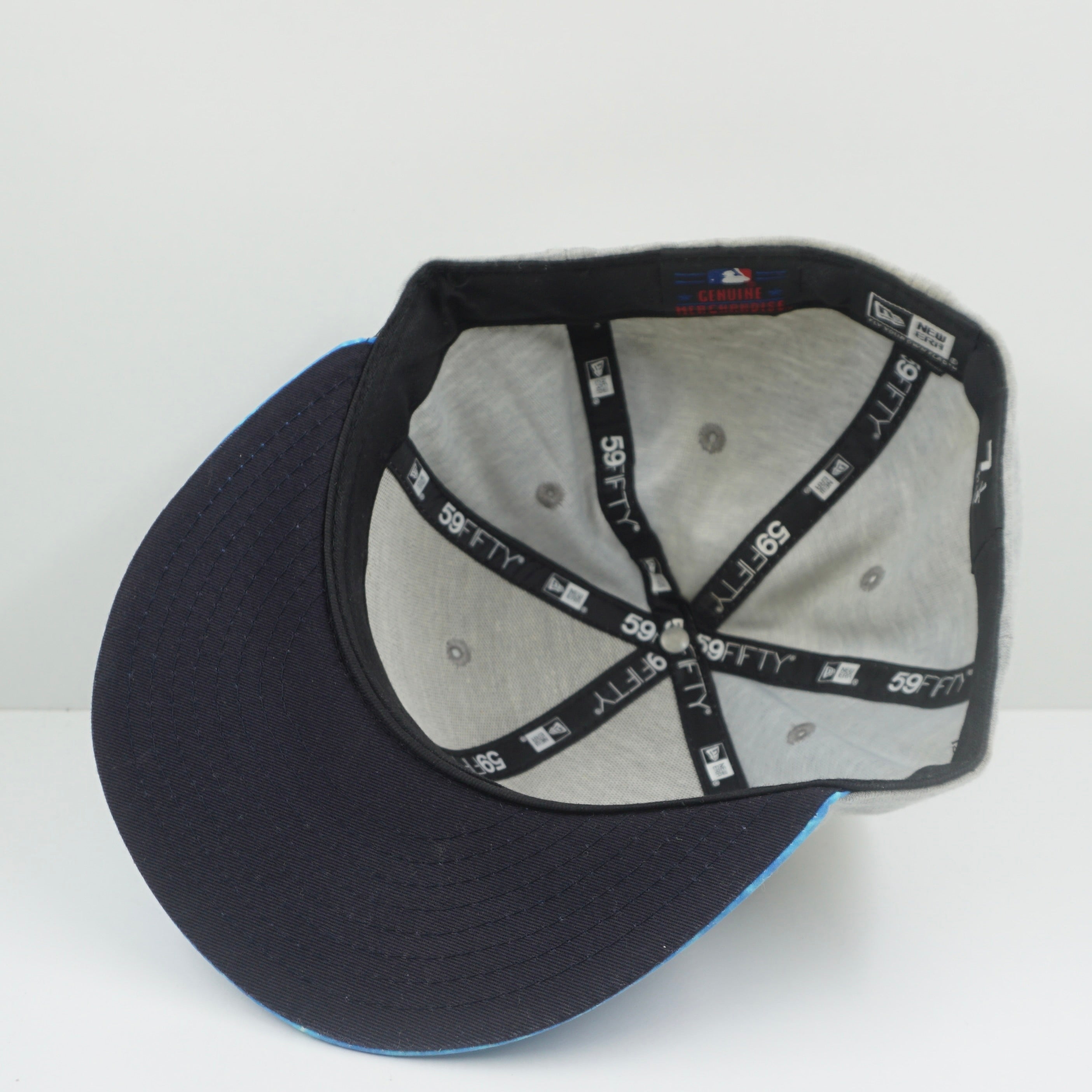 New Era Los Angeles Dodgers Grey Water Fitted Cap