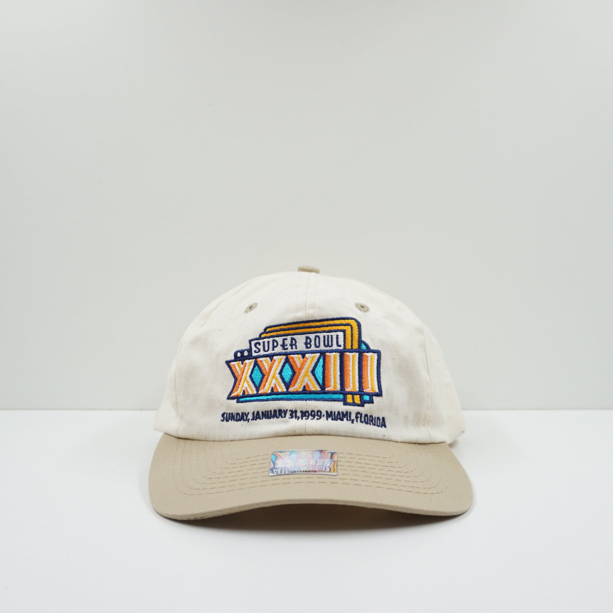 Vintage Logo 7 Superbowl XXXIII Snapback Cap
