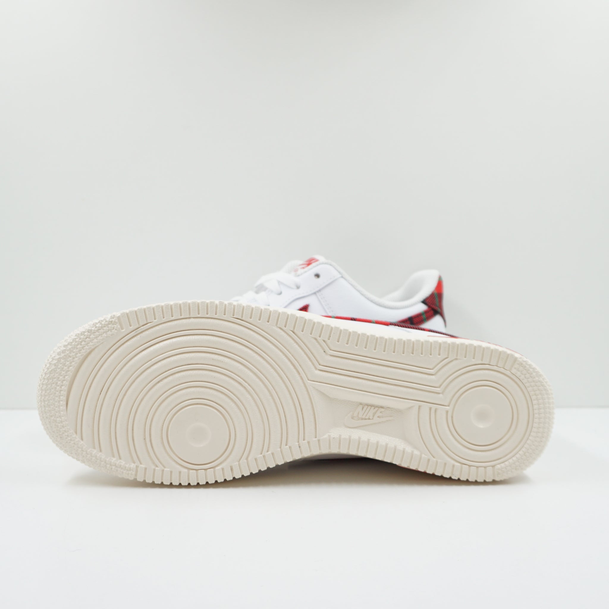 Nike Air Force 1 Low '07 LV8 Tartan Plaid White University Red