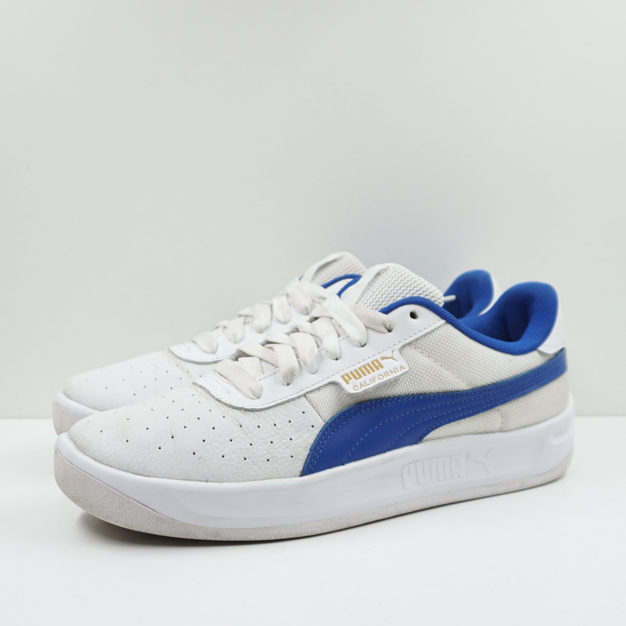 Puma California White Blue