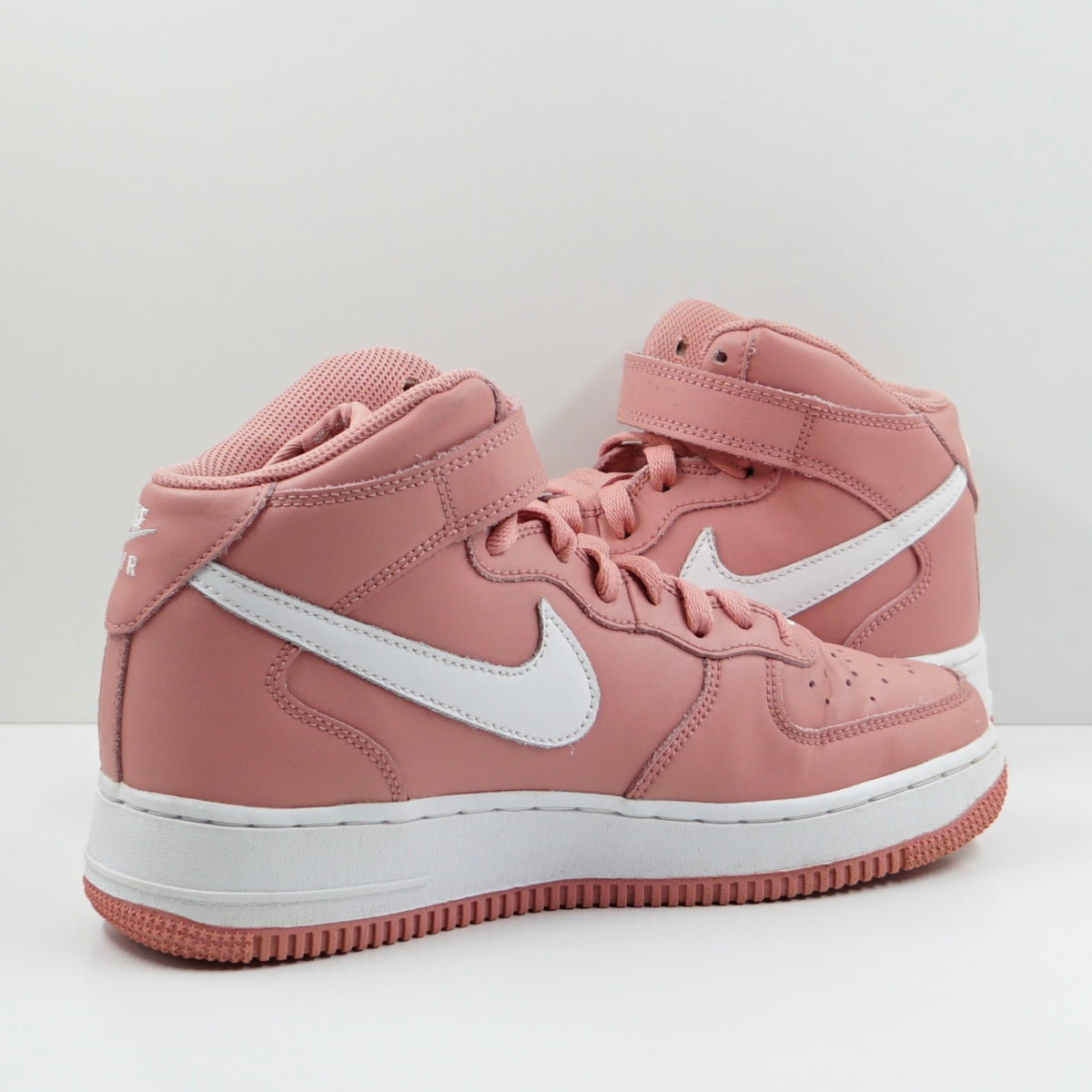 Nike Air Force 1 Mid LE Red Stardust White (GS)