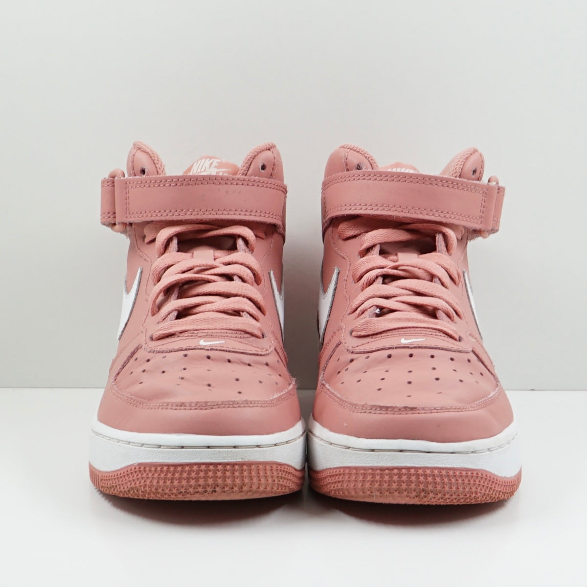 Nike Air Force 1 Mid LE Red Stardust White (GS)