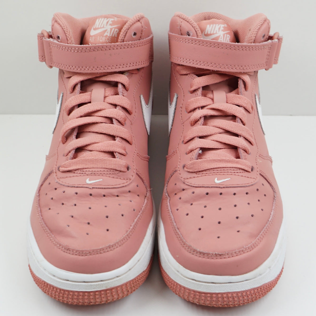 Nike Air Force 1 Mid LE Red Stardust White (GS)