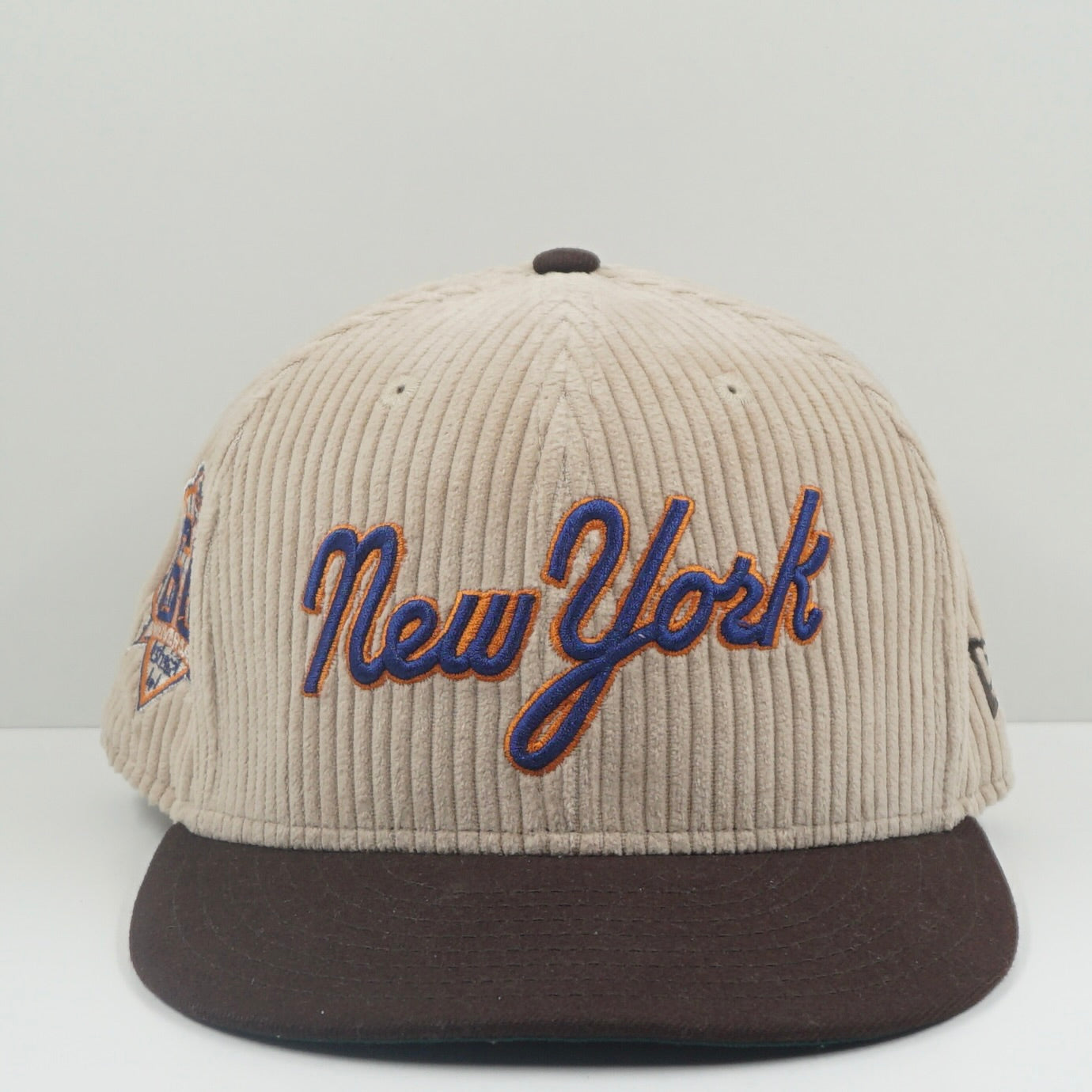 New Era New York Yankees 60th Anniversary Beige Corduroy Fitted Cap