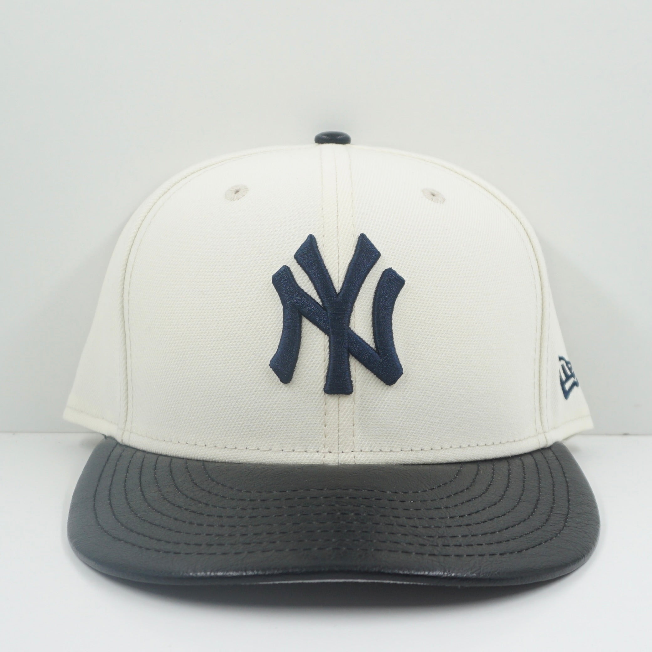 New Era New York Yankees Cream Black Fitted Cap
