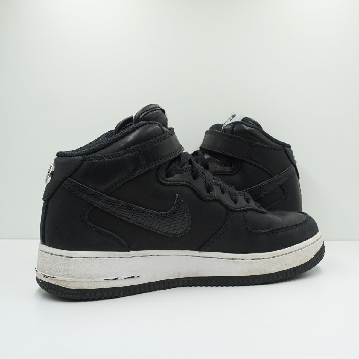 Nike Air Force 1 Mid Stussy Black White