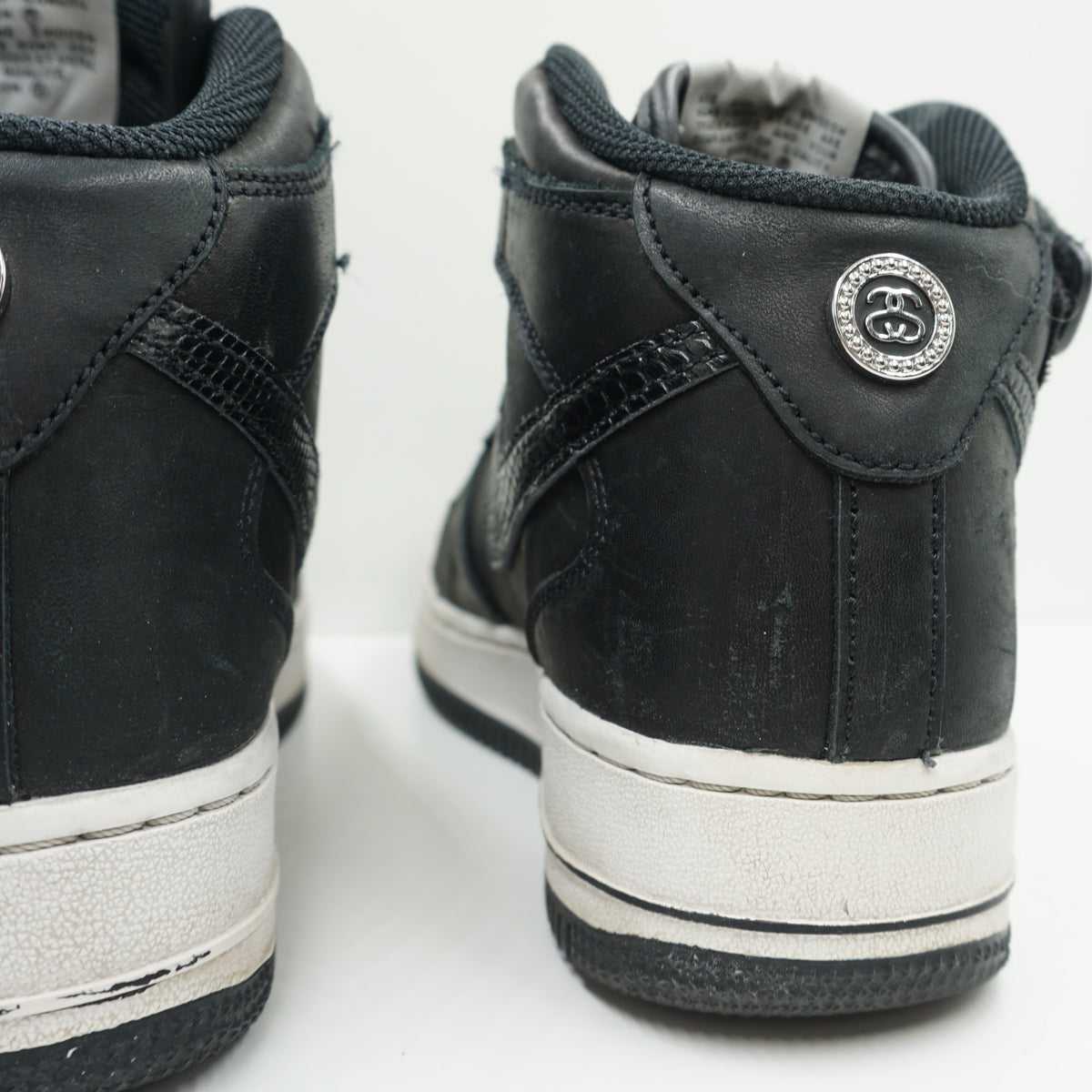 Nike Air Force 1 Mid Stussy Black White