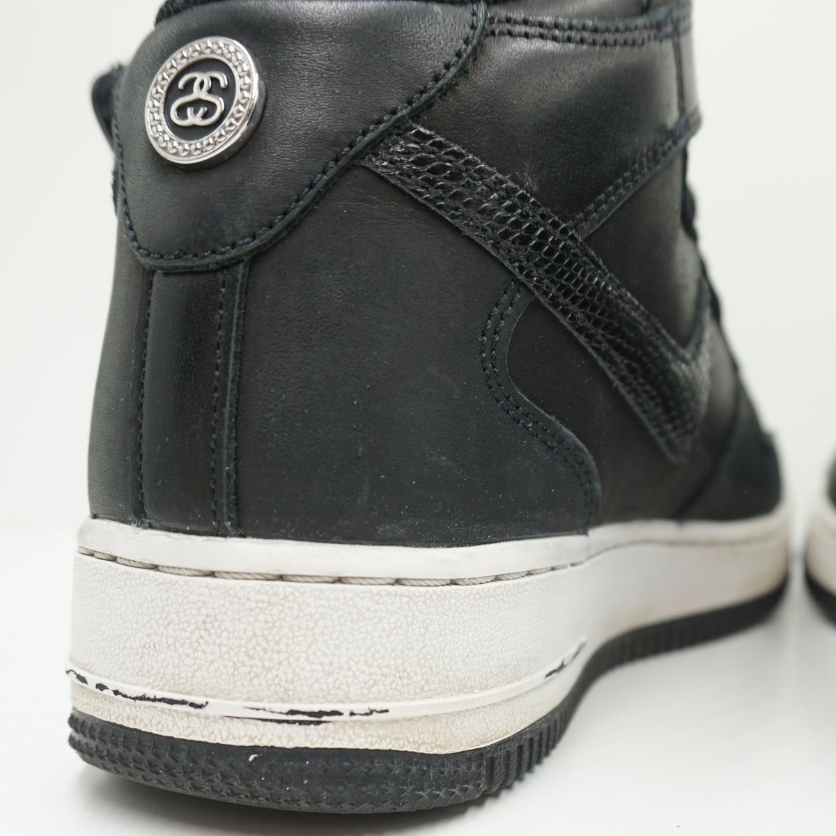 Nike Air Force 1 Mid Stussy Black White