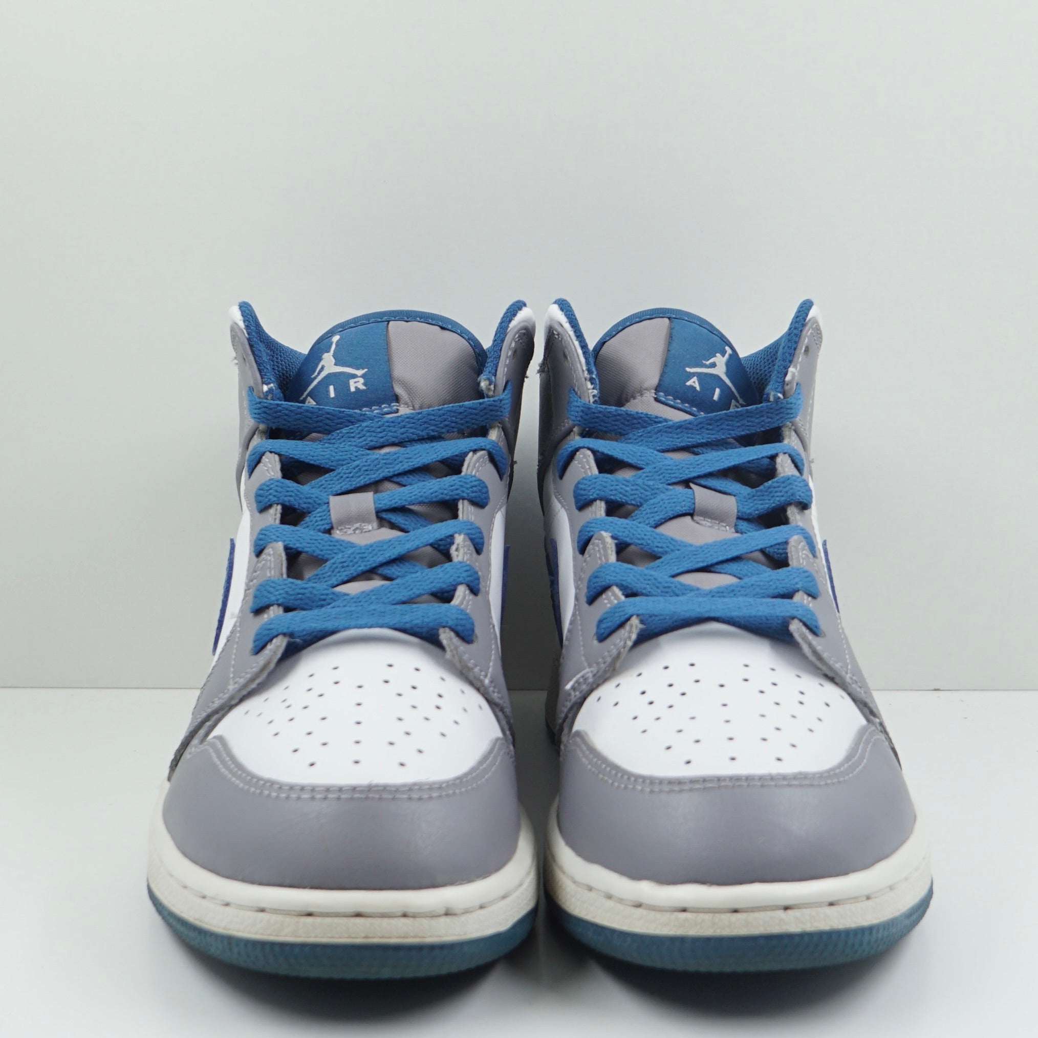 Jordan 1 Mid True Blue Cement (GS)