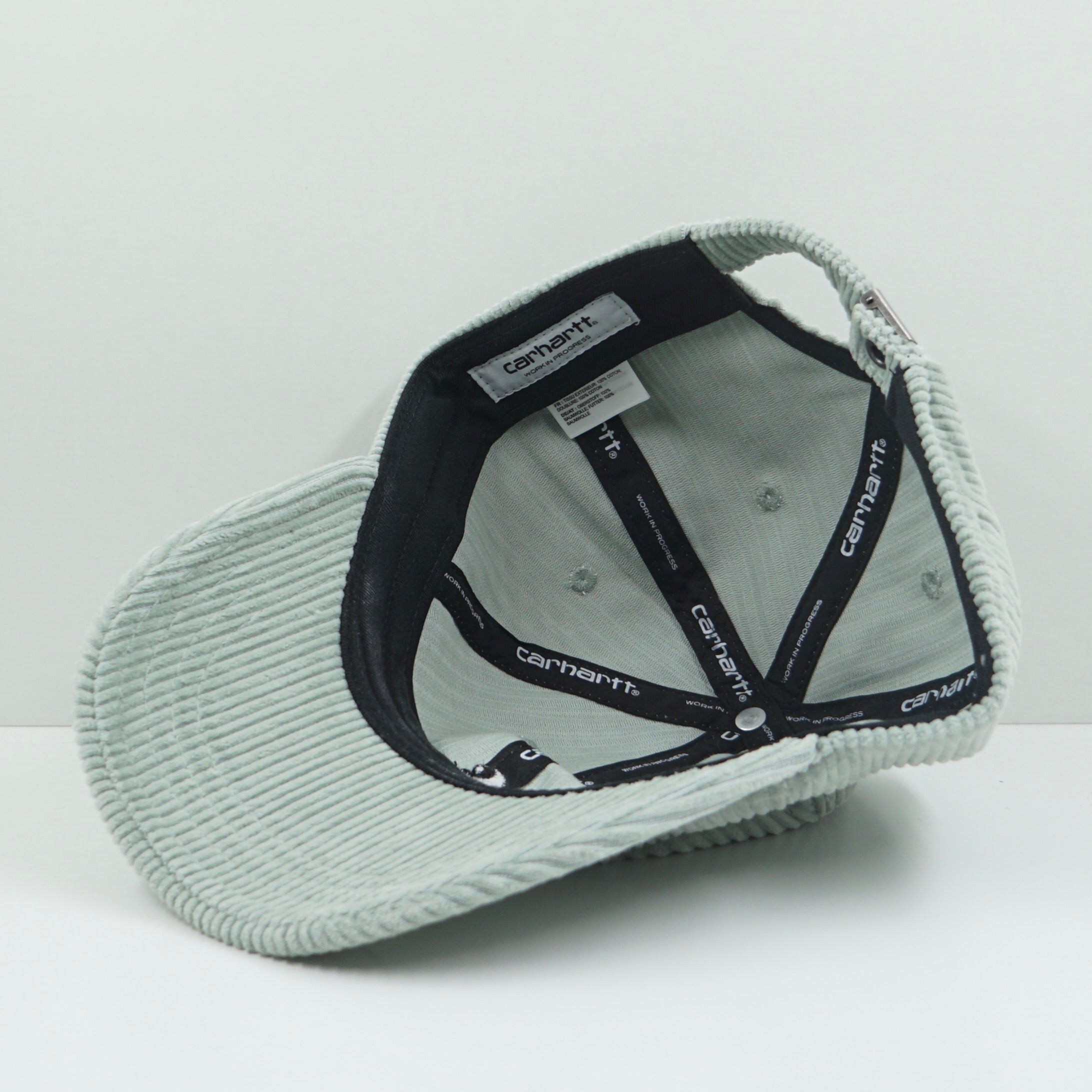 Carhartt WIP Corduroy Teal Harlem Adjustable Cap