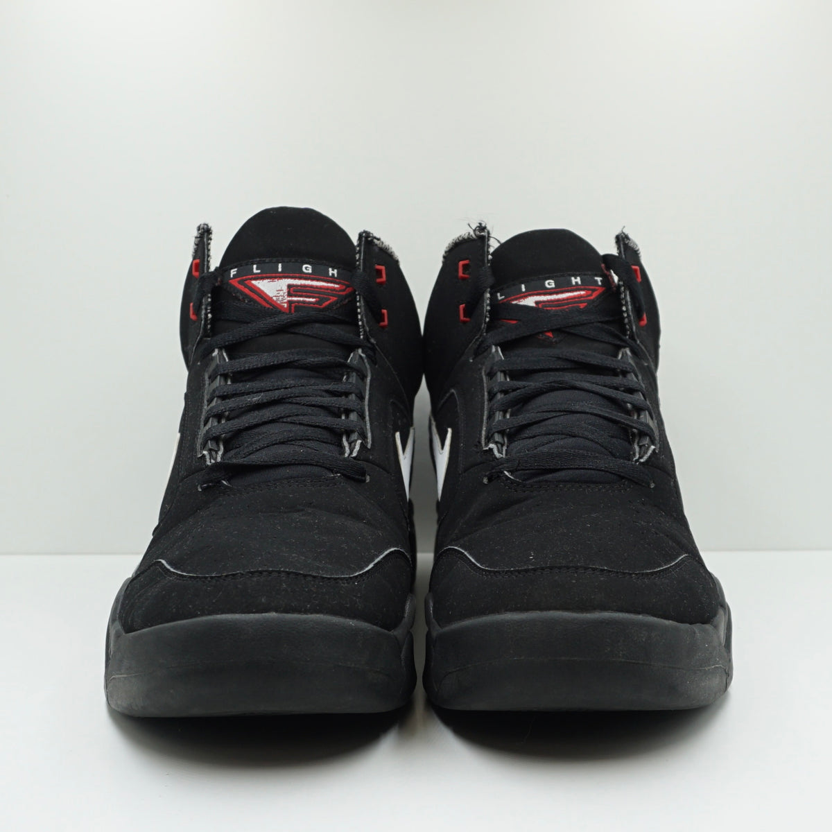 Nike Air Flight Lite II Mid Black White Varsity Red