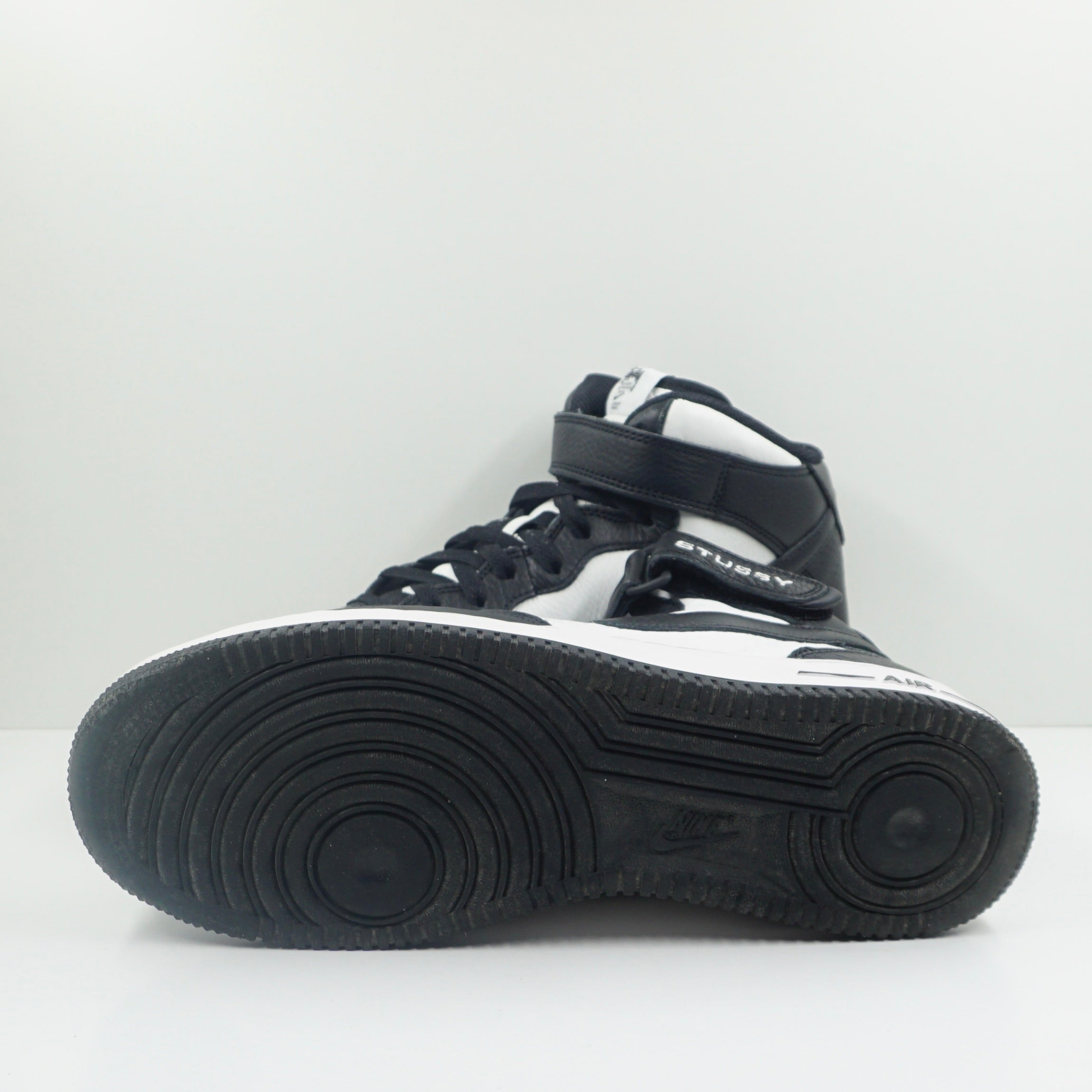 Nike Air Force 1 Mid Stussy Light Bone Black