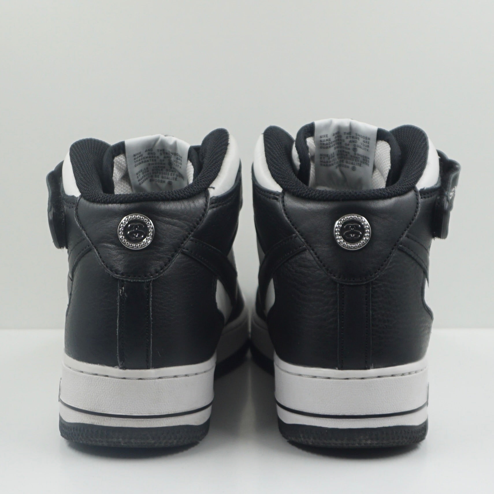 Nike Air Force 1 Mid Stussy Light Bone Black