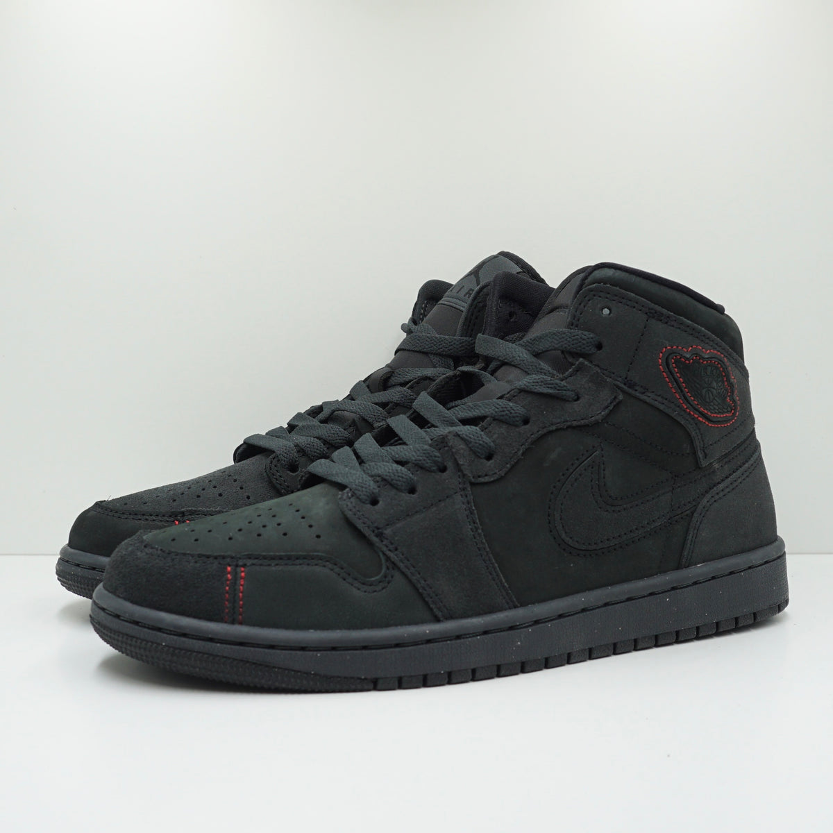 Jordan 1 Mid SE Craft Dark Smoke Red