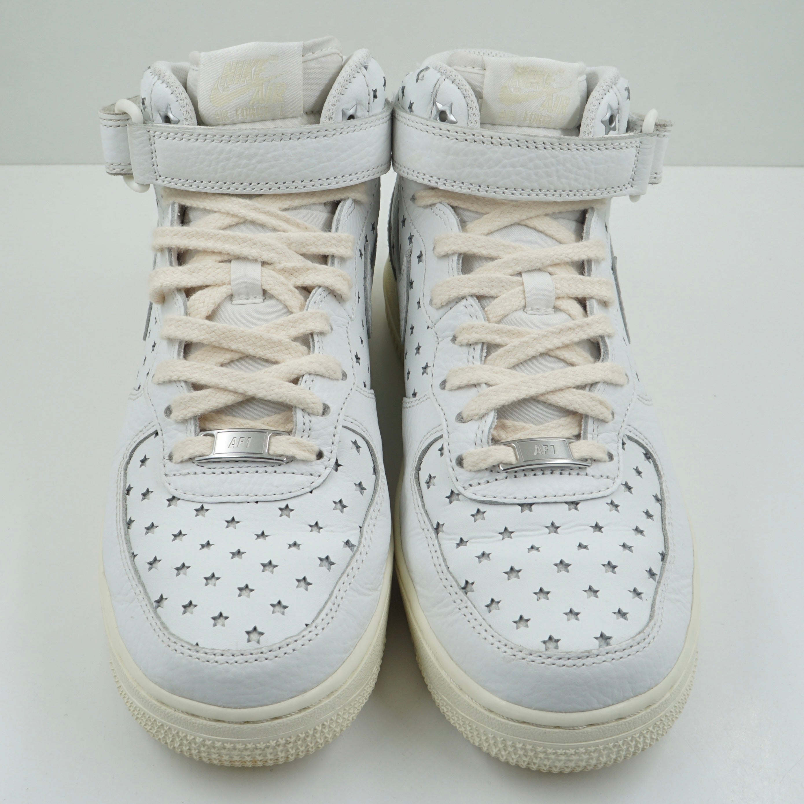 Nike Air Force 1 Mid Cut Out Stars Summit White (W)