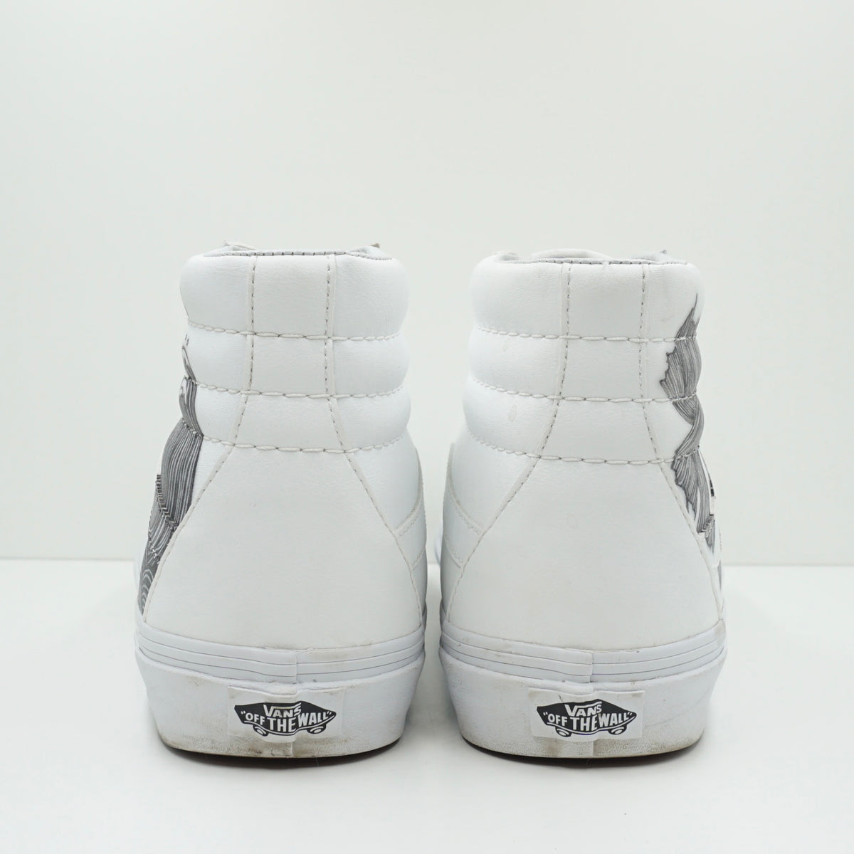 Vans Sk8-Hi White Custom