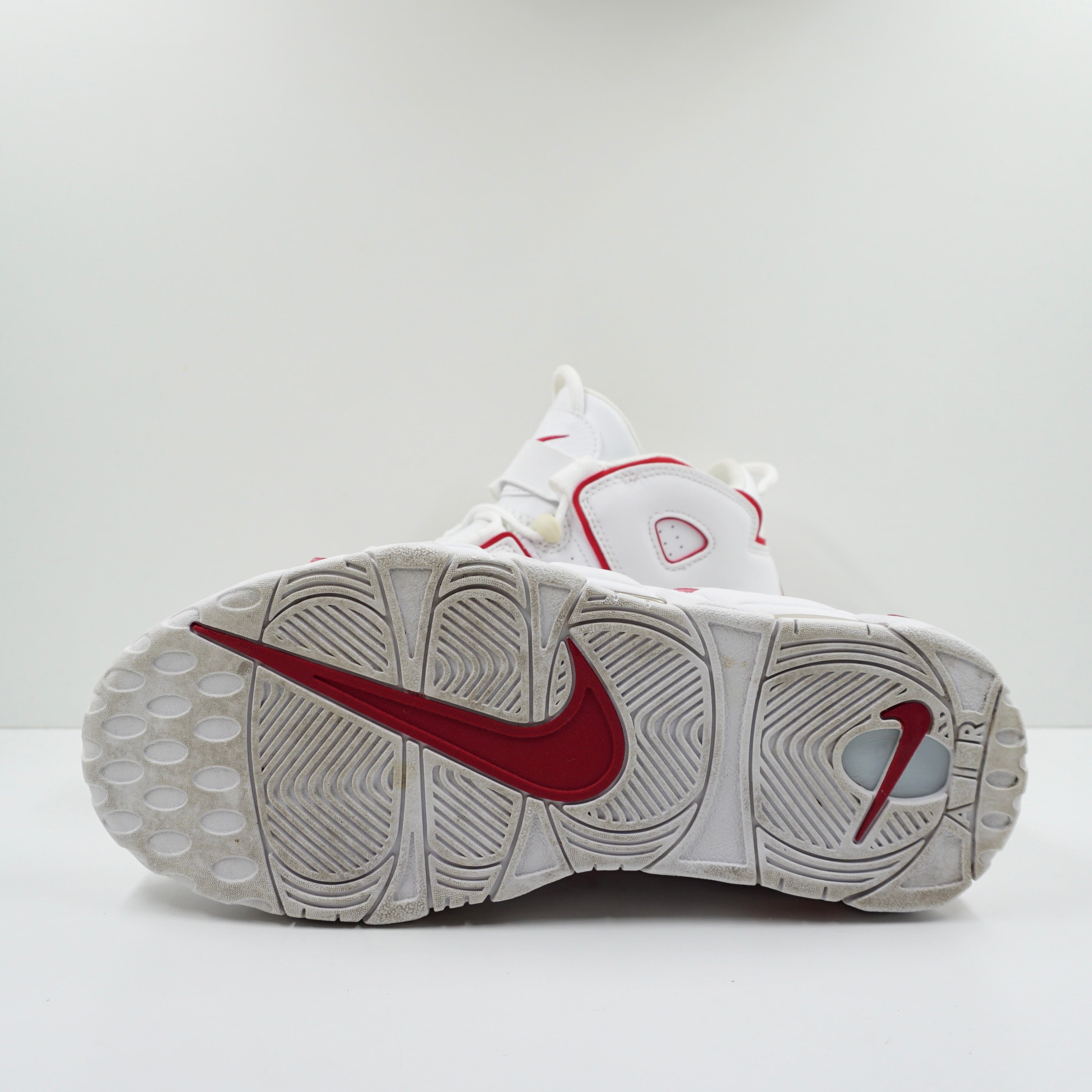 Nike Air More Uptempo White Varsity Red Outline (2018/2021)