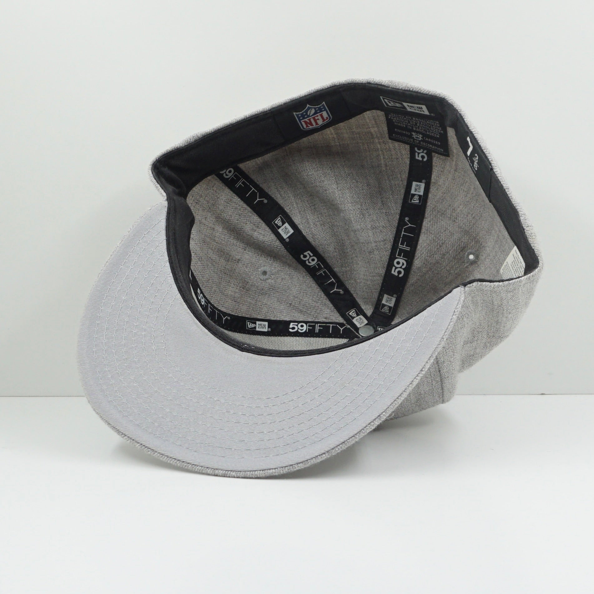 New Era New England Patriots Heather Grey Fitted Cap
