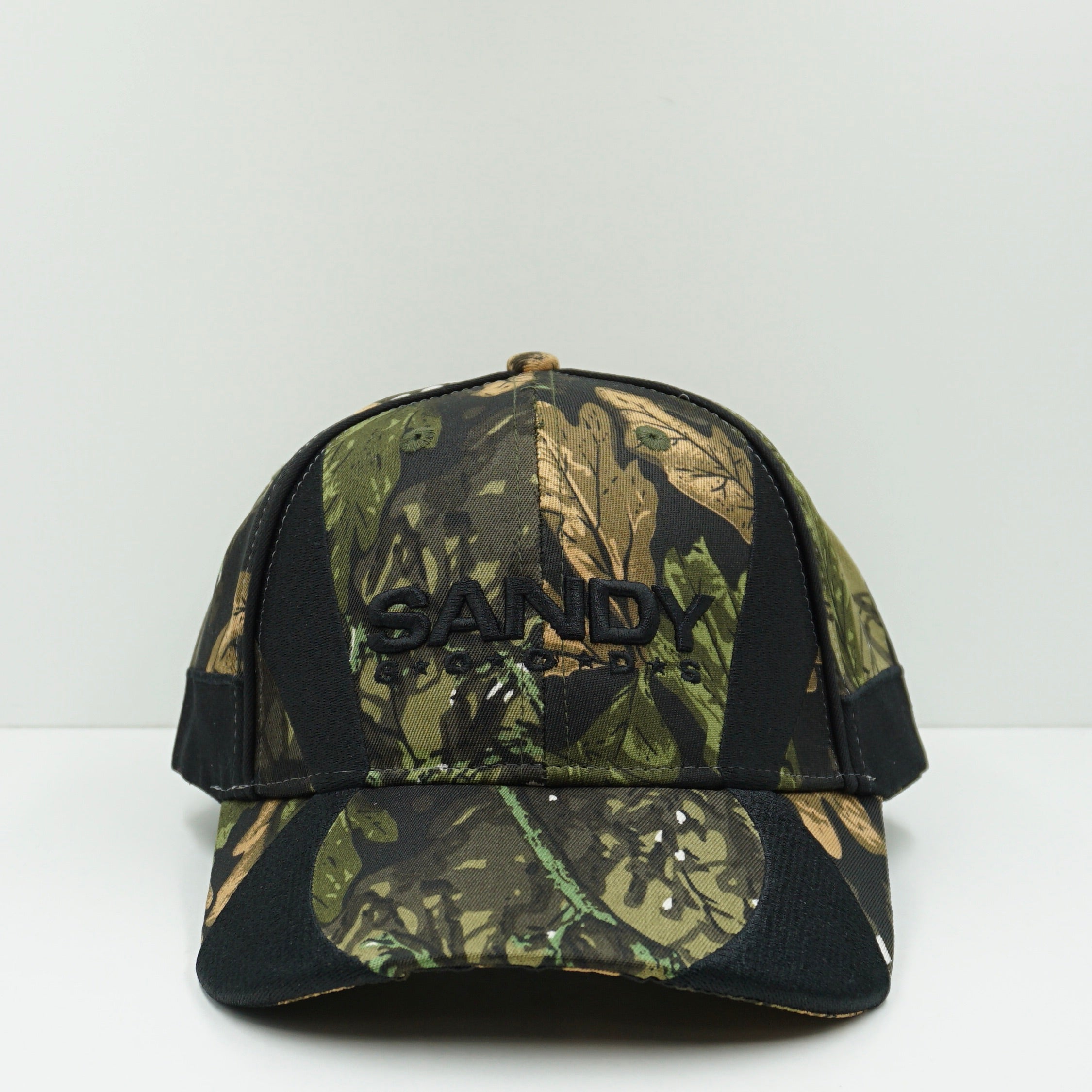 Sandy Goods Camo Green Black Adjustable Cap