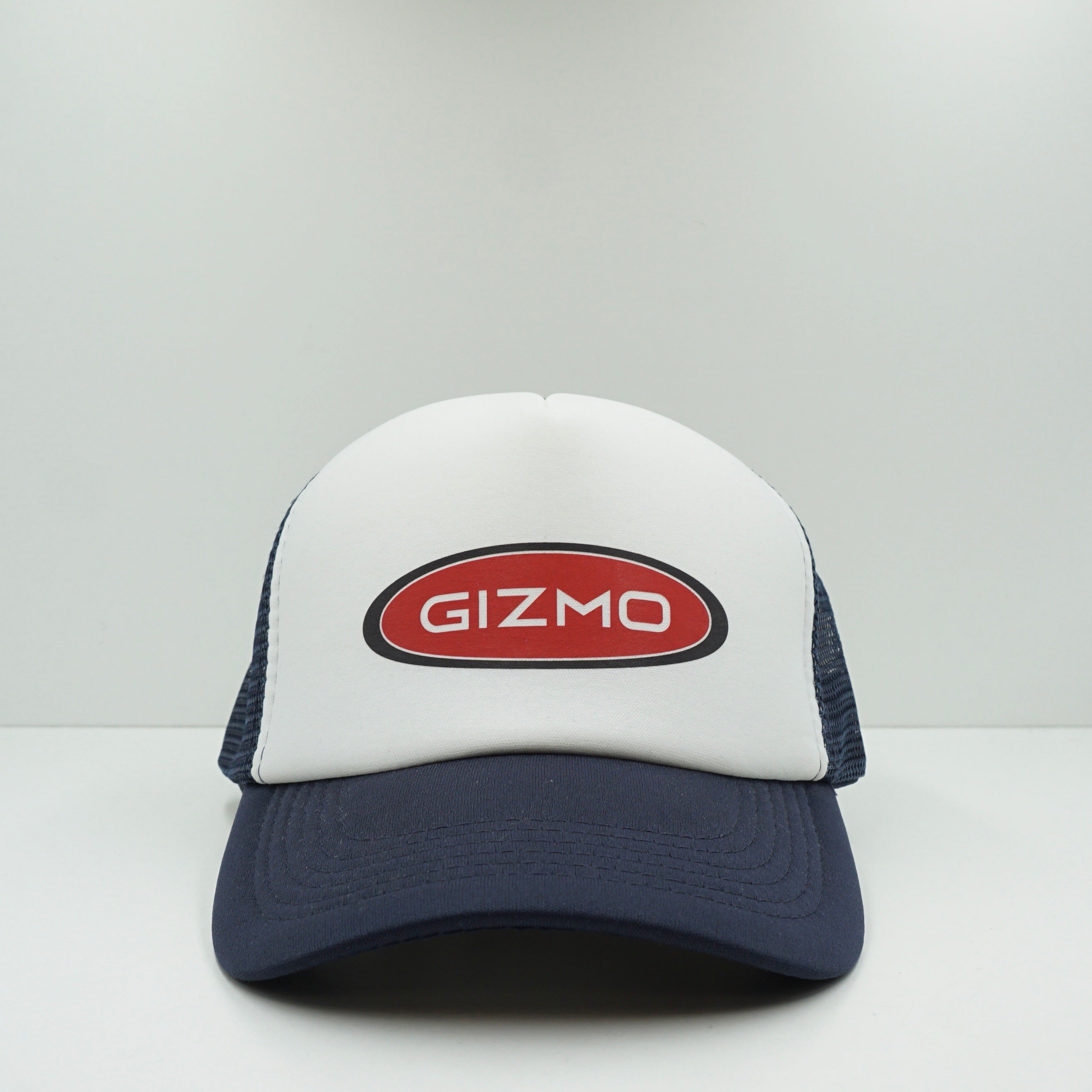 Gizmo Navy White Trucker Snapback Cap