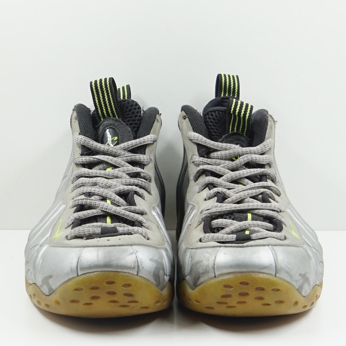 Nike Air Foamposite One Silver Volt Camo