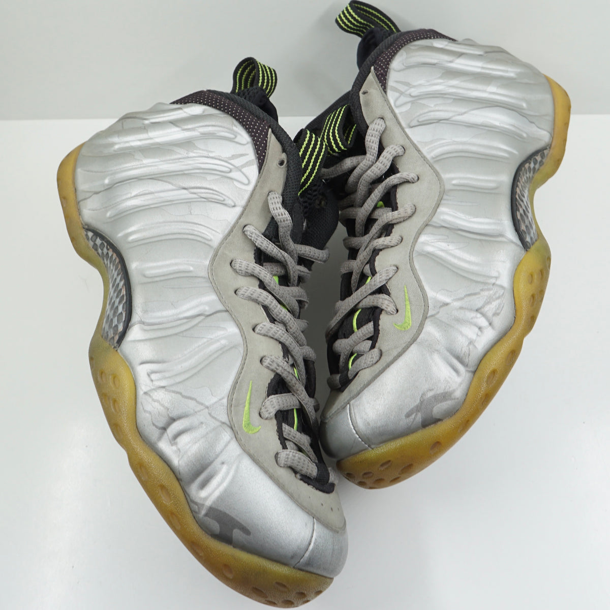 Nike Air Foamposite One Silver Volt Camo