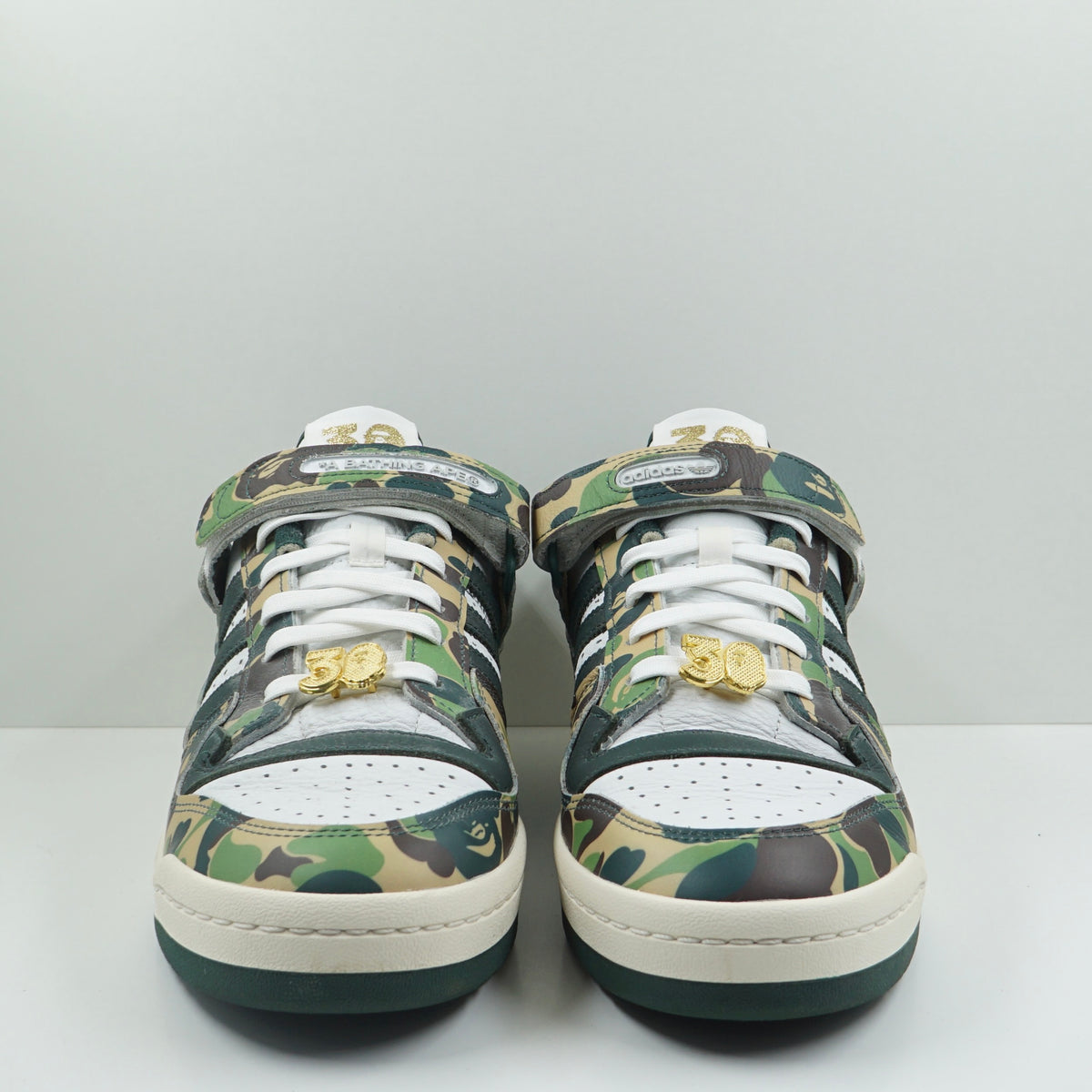 Adidas Forum 84 Low Bape 30th Anniversary Green Camo