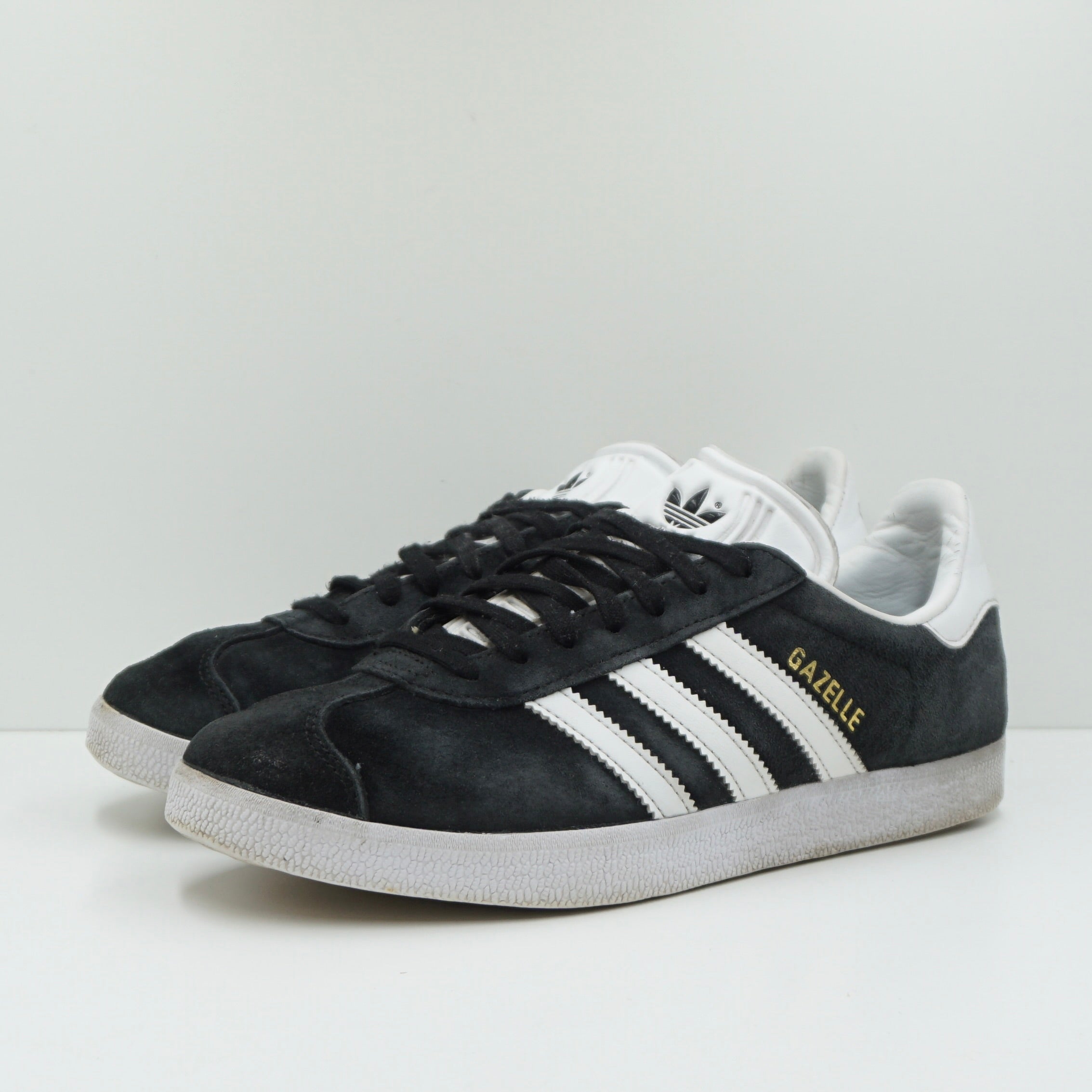 Adidas Gazelle Core Black Cloud White Gold