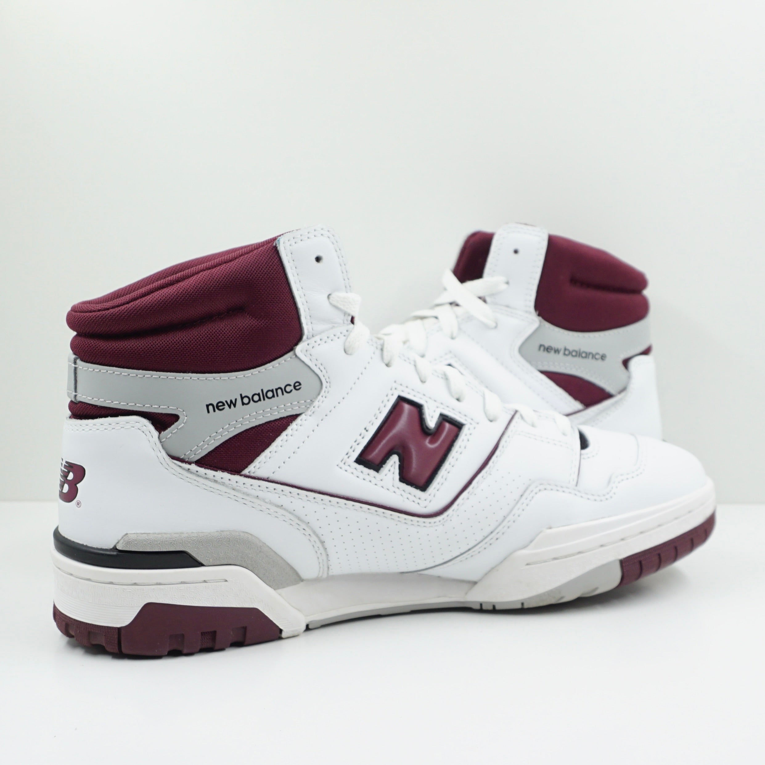 New Balance 650 White Burgundy Raincloud