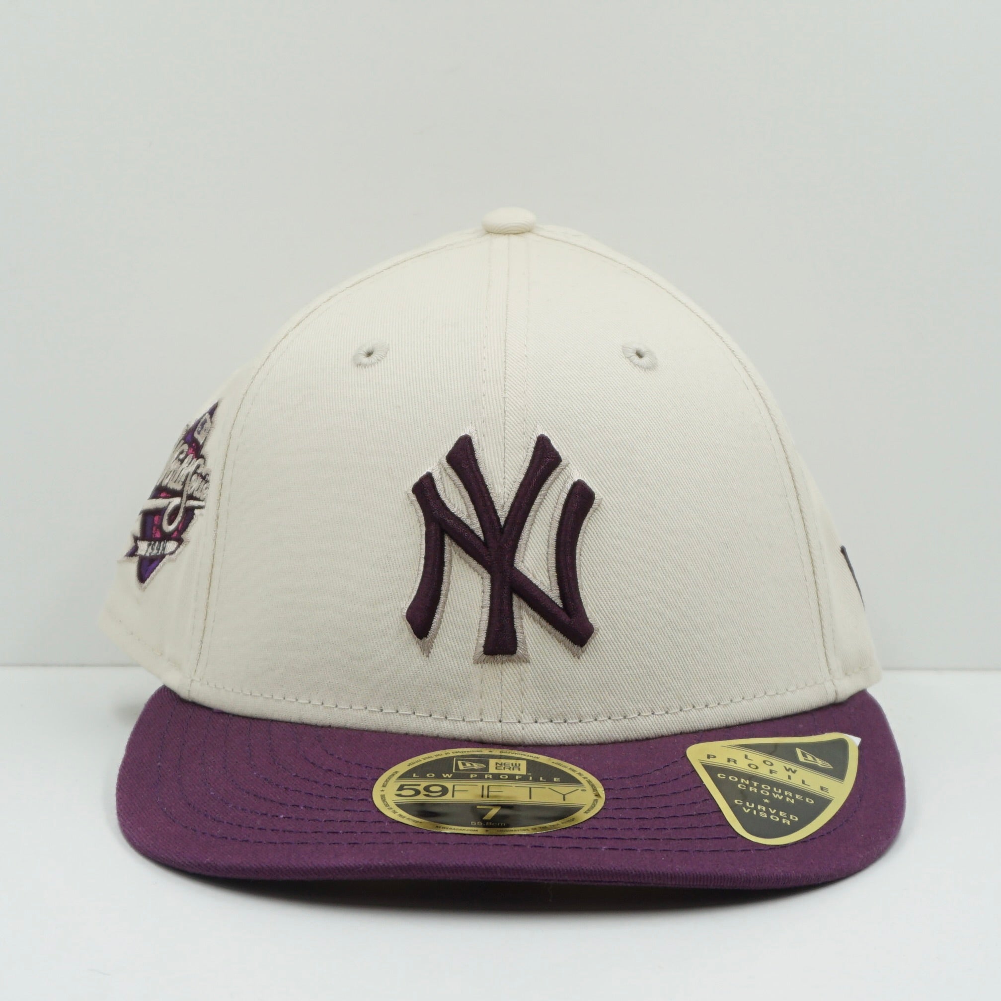 New Era New York Yankees Beige Purple Fitted Cap