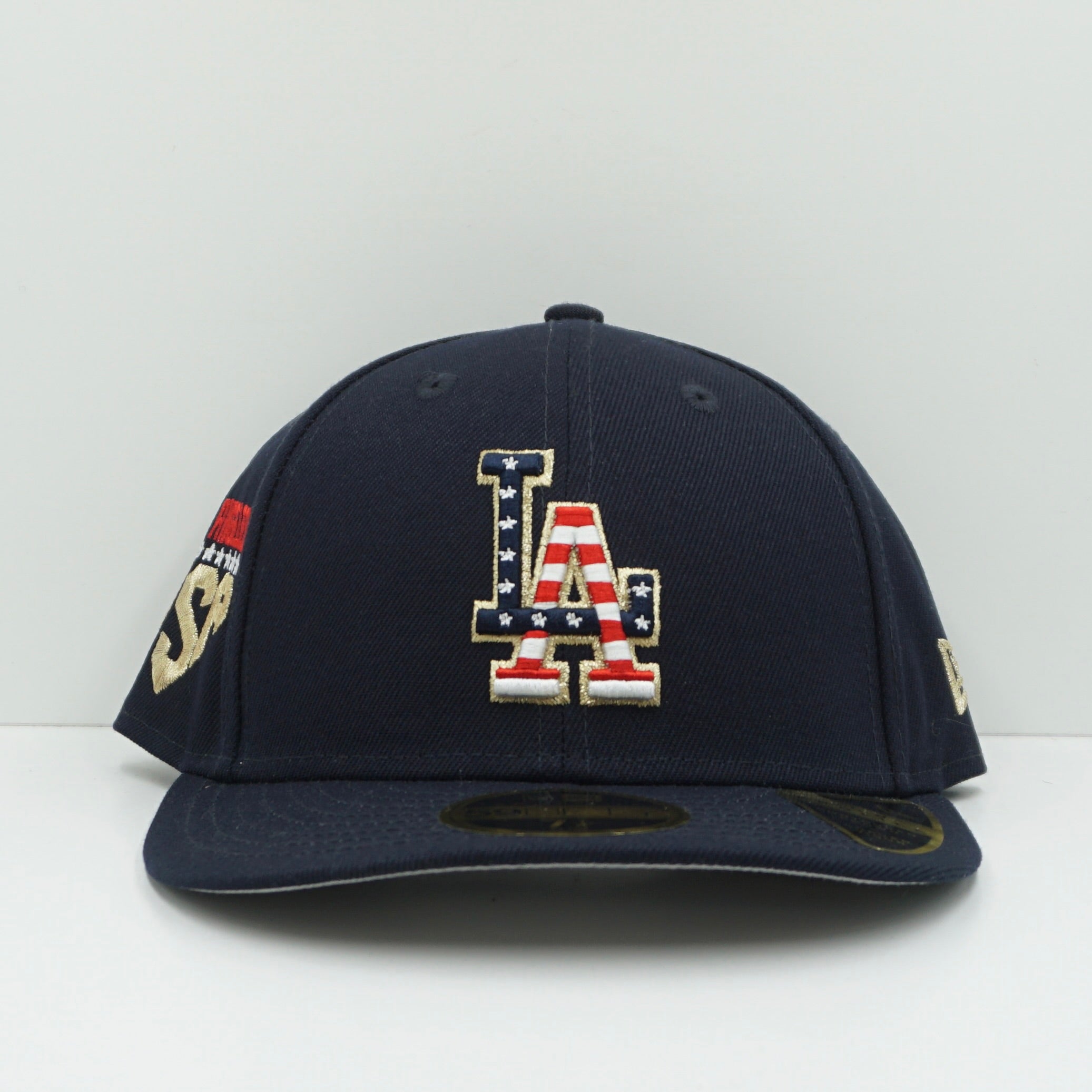 New Era Los Angeles Dodgers 4th of July Navy Low Profile Fitted Cap