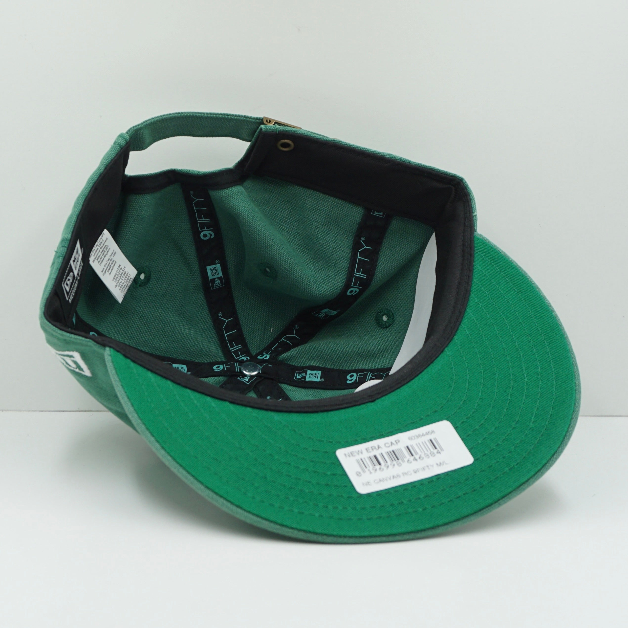 New Era New Era Canvas Retro Crown Green Adjustable Cap