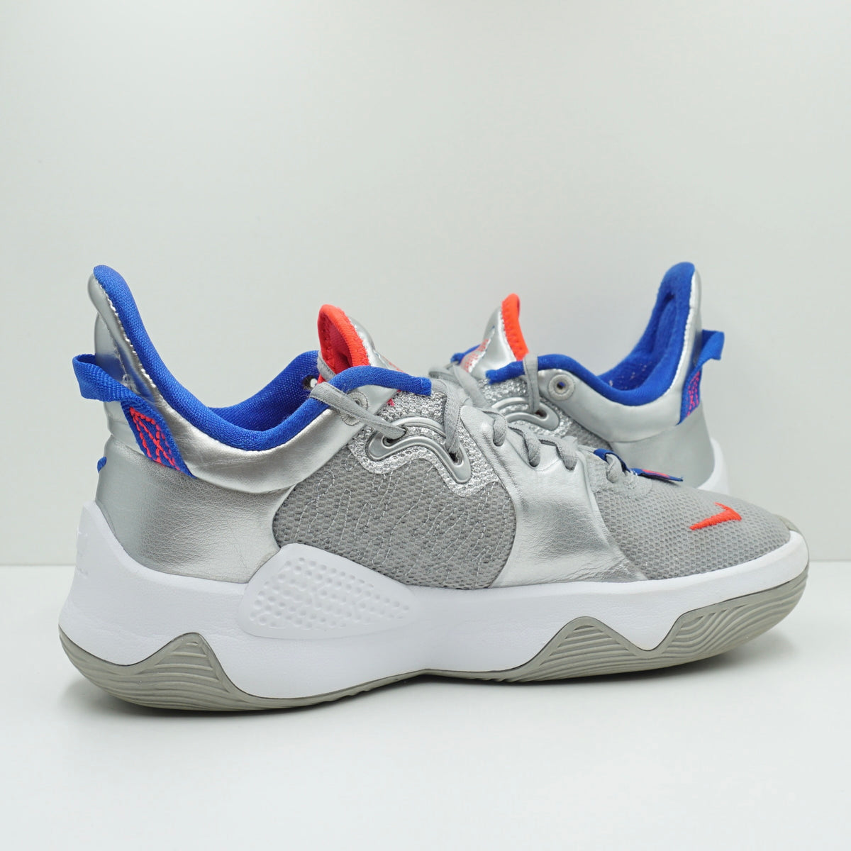 Nike PG 5 Clippers Metallic Silver