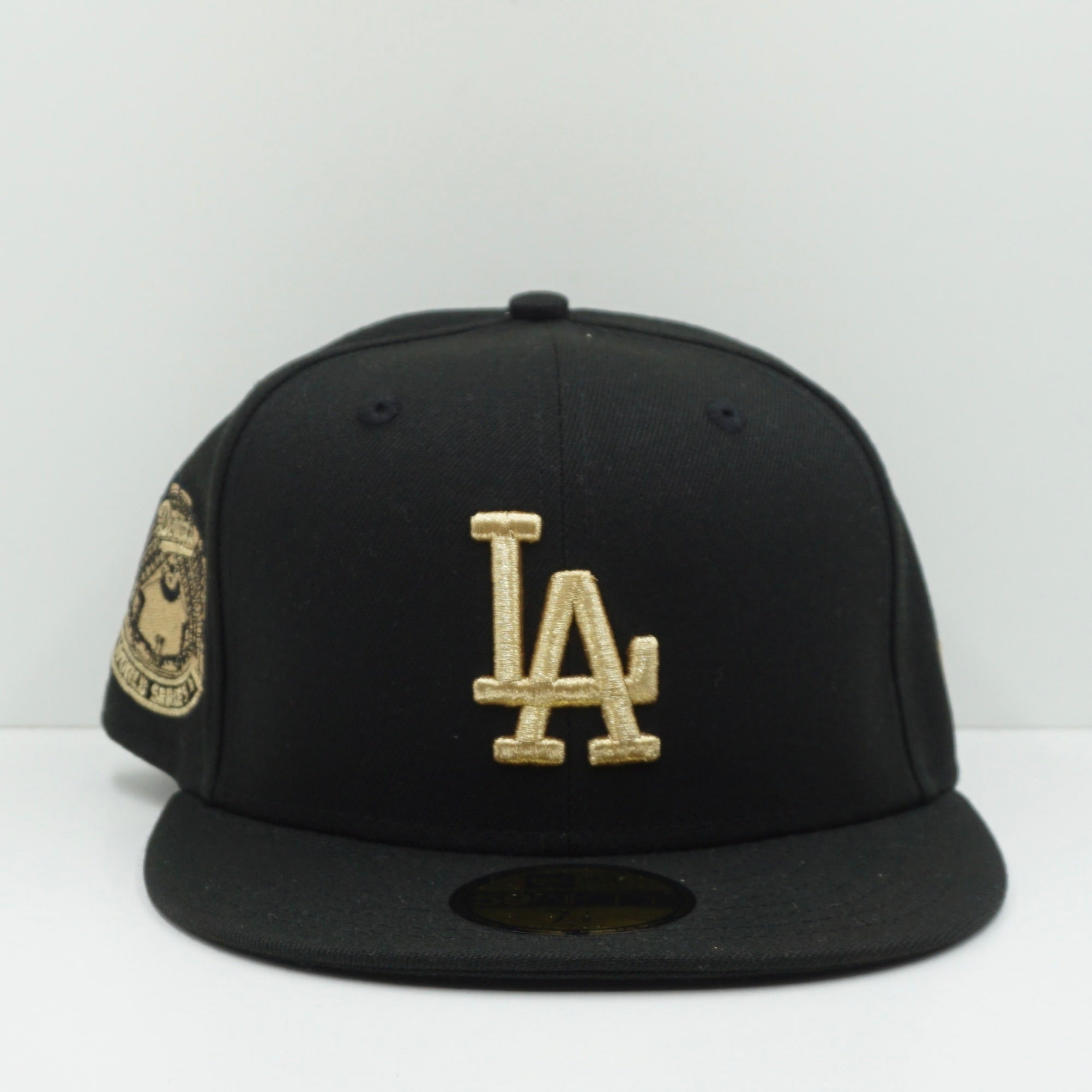 New Era Los Angeles Dodgers World Series Black Gold Fitted Cap