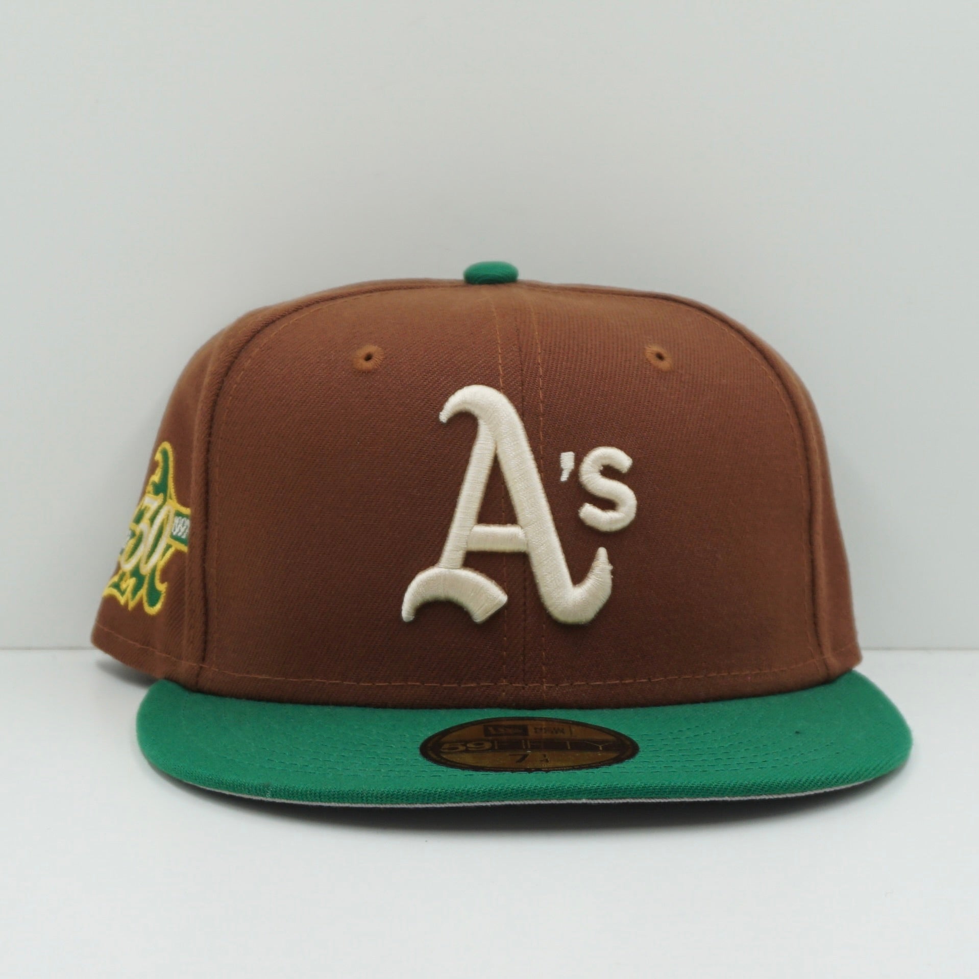 New Era Harvest 17202 Oakland Athletics Brown Fitted Cap