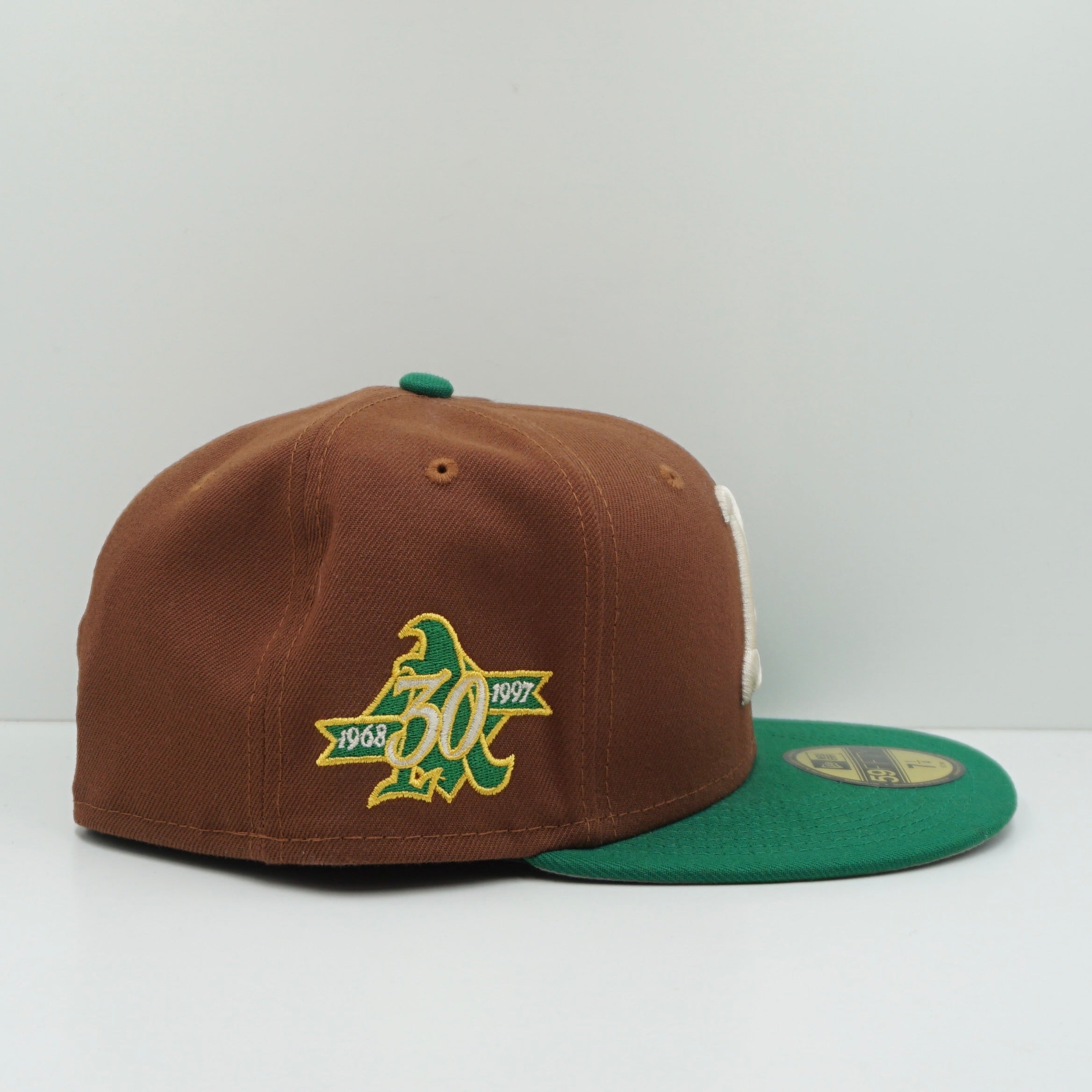 New Era Harvest 17202 Oakland Athletics Brown Fitted Cap