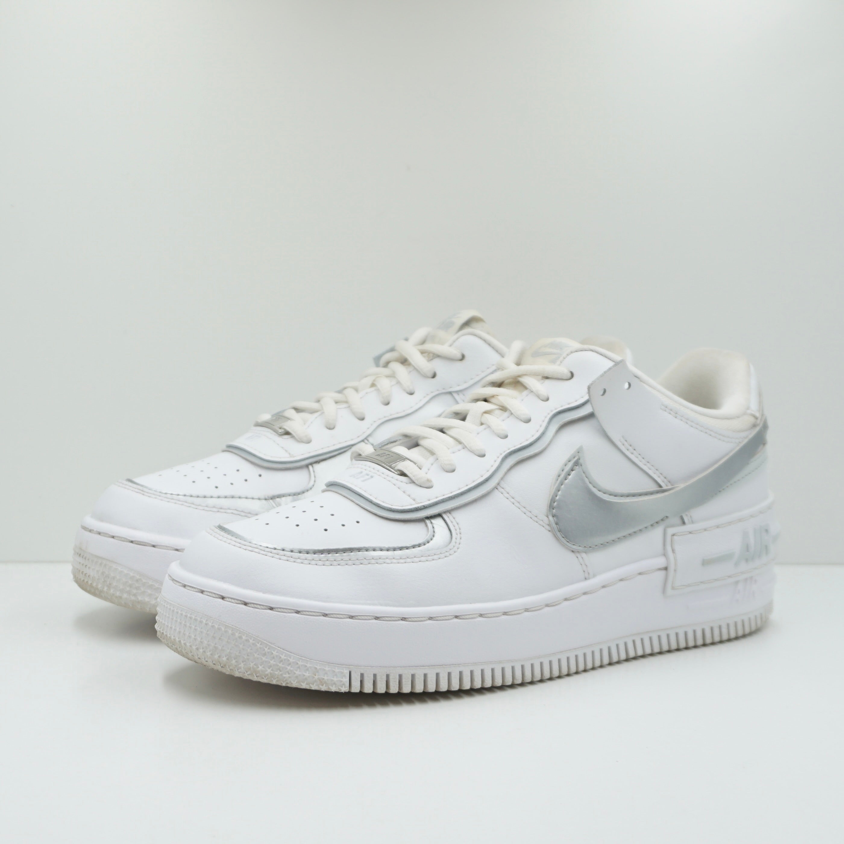 Nike Air Force 1 Low Shadow White Pure Platinum Metallic Silver (W)