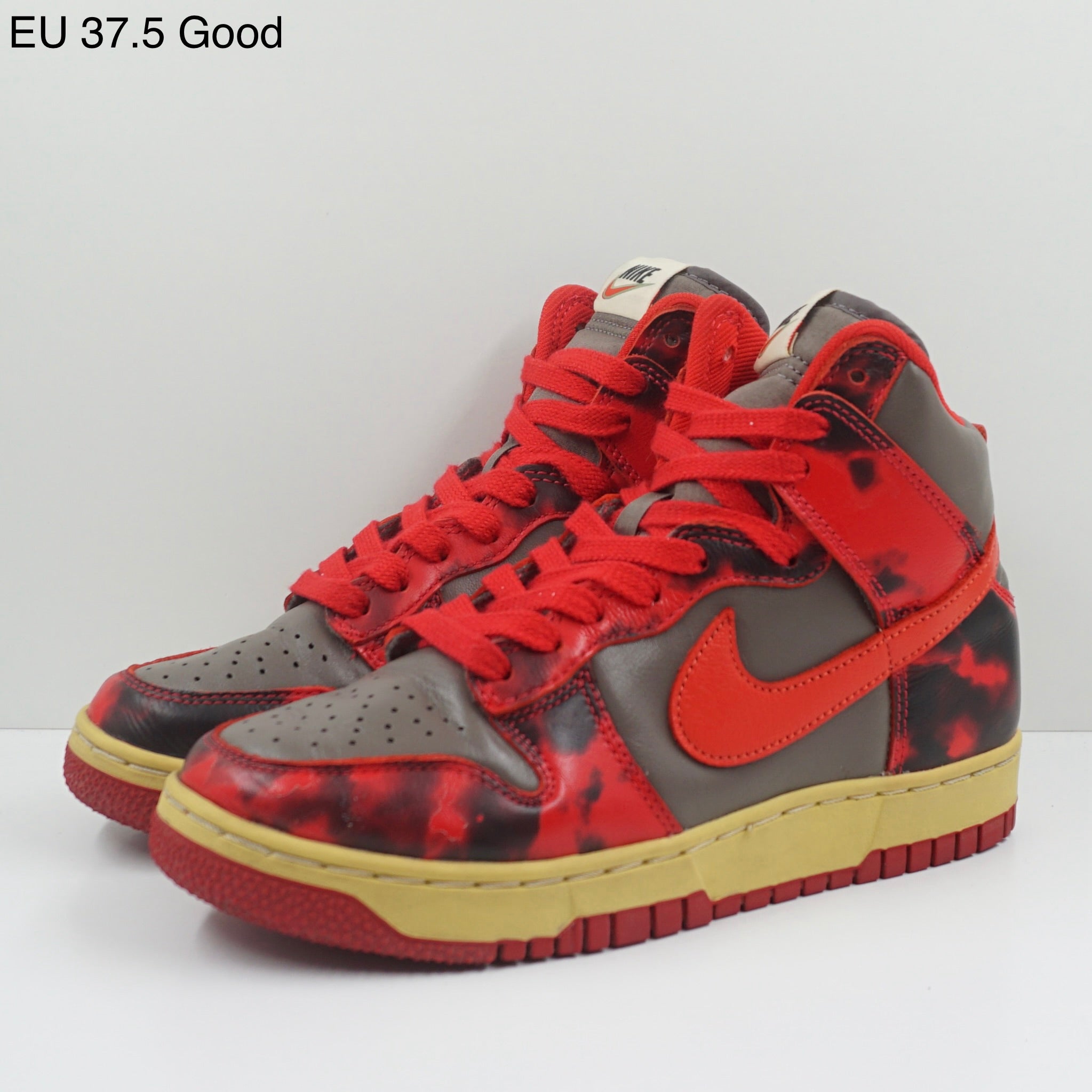 Nike Dunk High 1985 Red Acid Wash