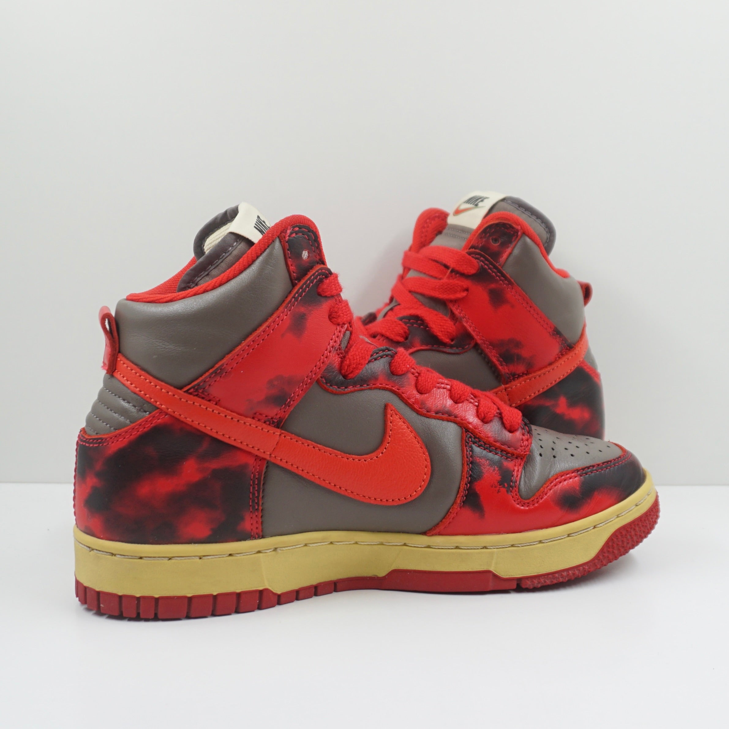Nike Dunk High 1985 Red Acid Wash