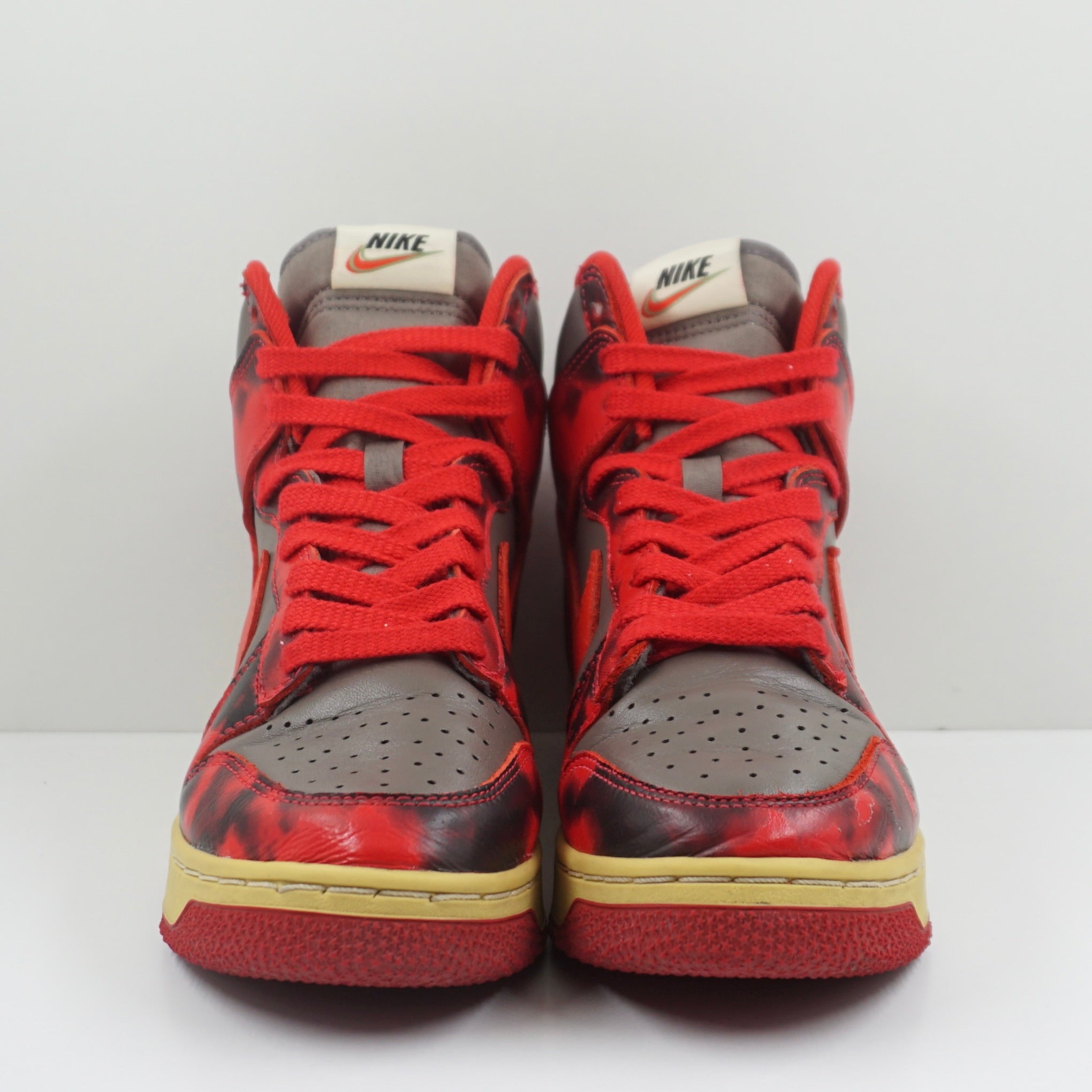 Nike Dunk High 1985 Red Acid Wash
