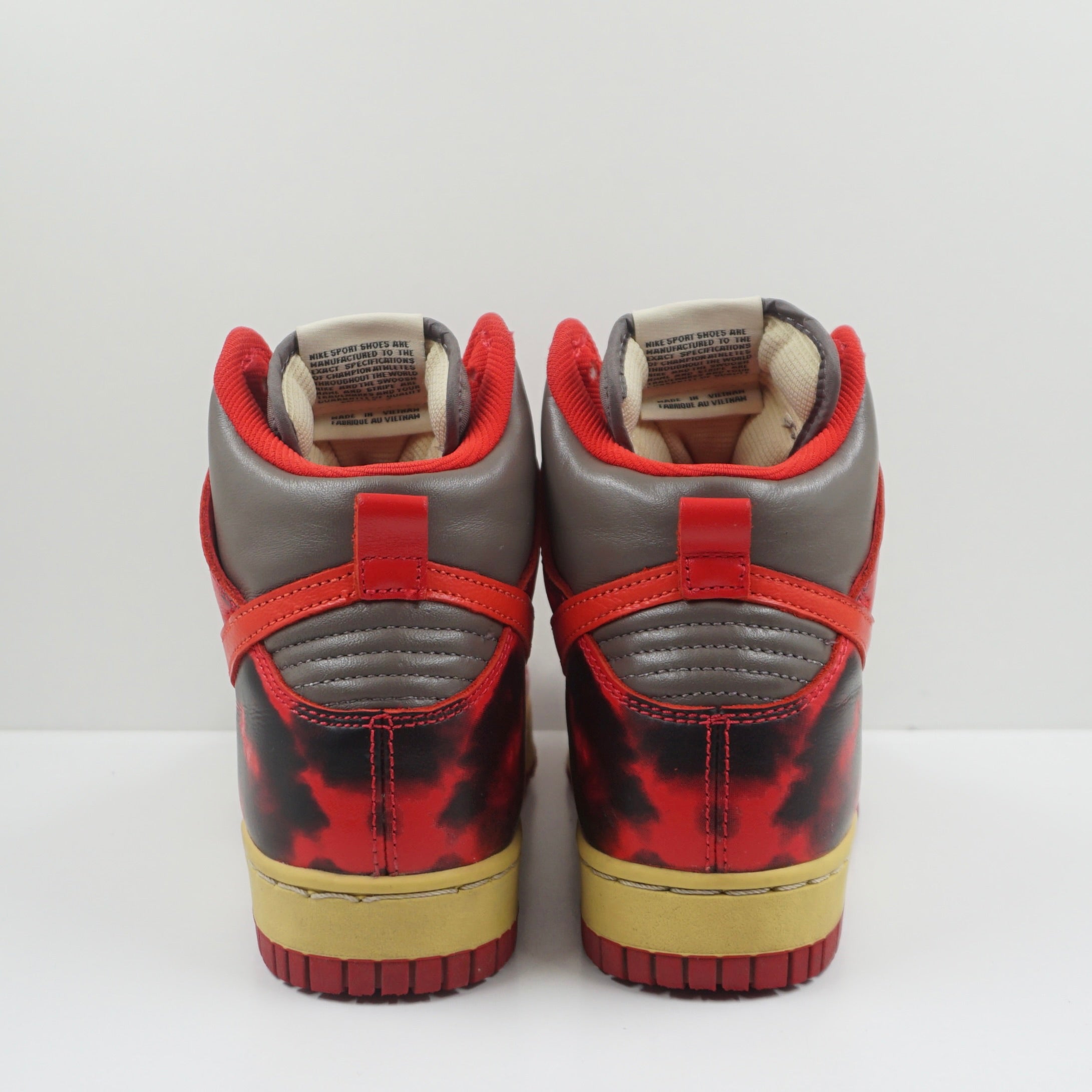 Nike Dunk High 1985 Red Acid Wash