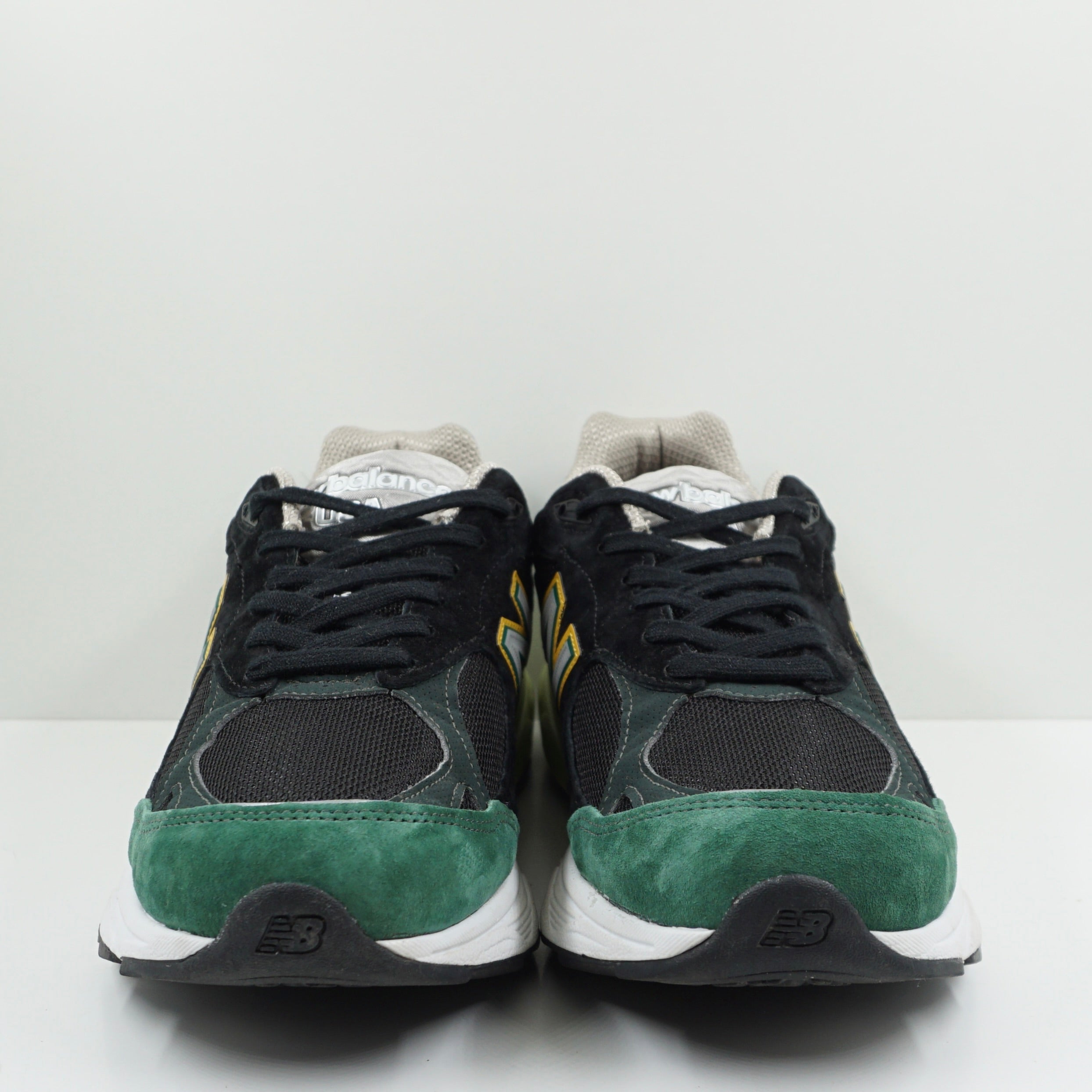 New Balance 990v3 MiUSA Black Green Yellow