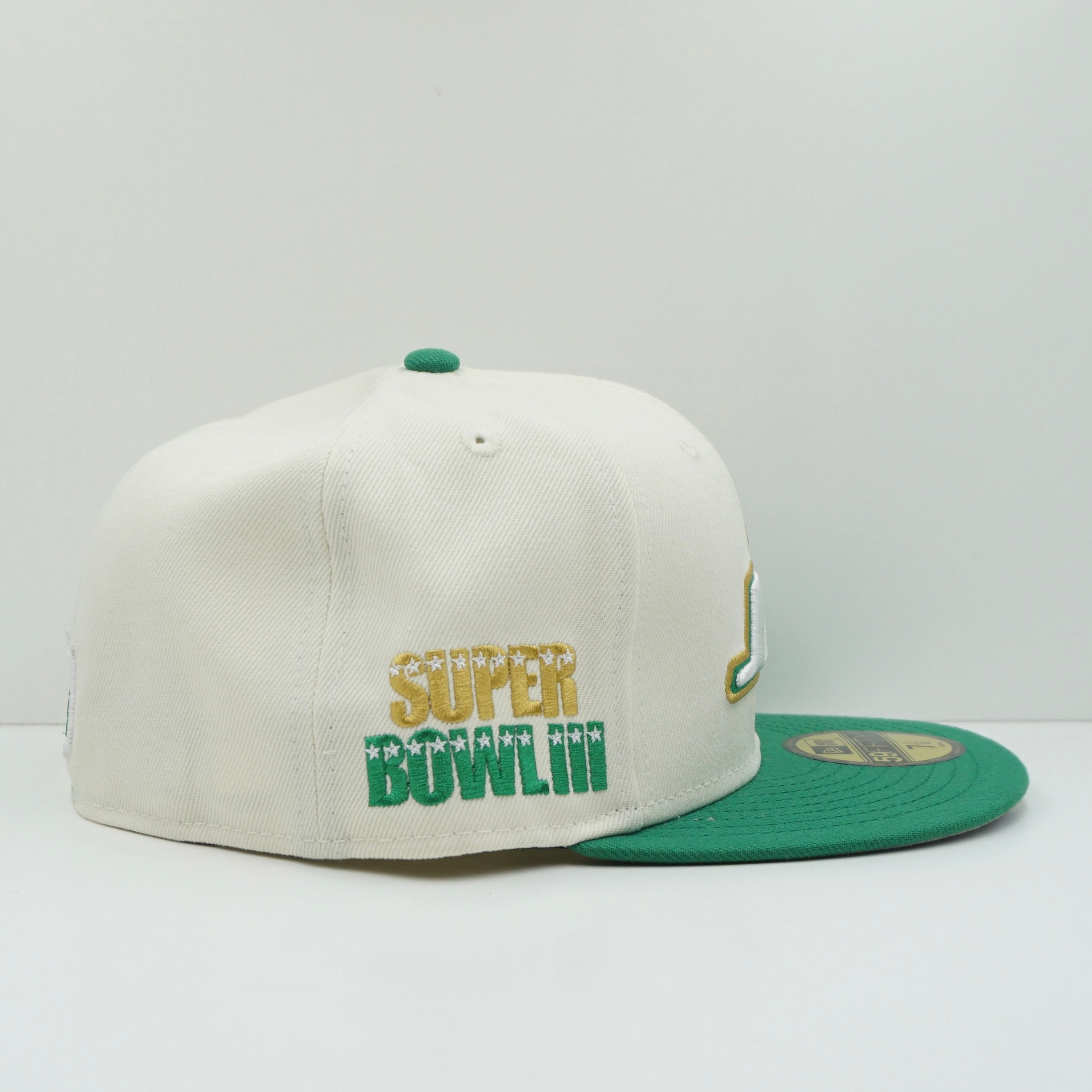 New Era New York Jets Chrome White Green Fitted Cap