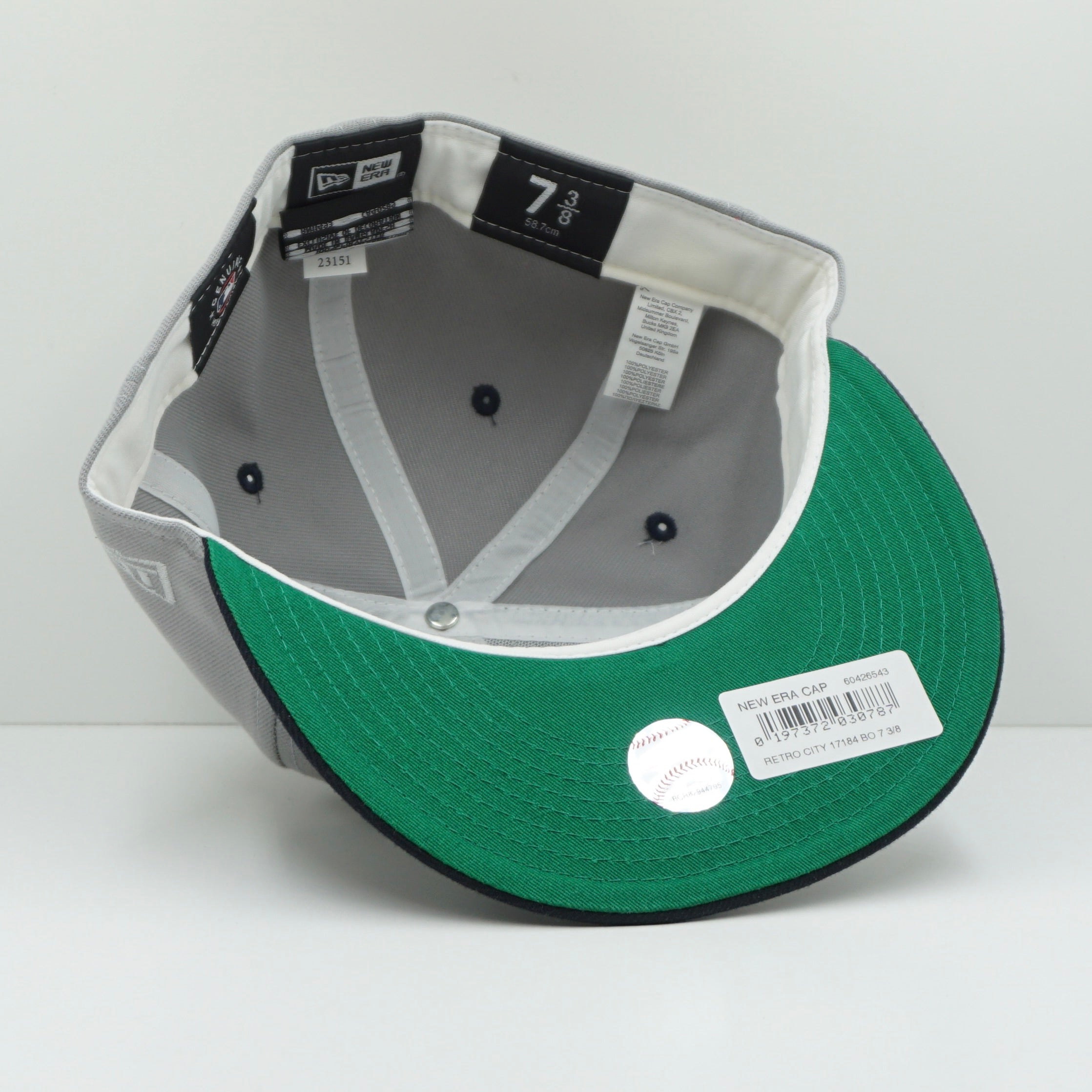 New Era Retro City 17184 Boston Red Sox Grey Fitted Cap