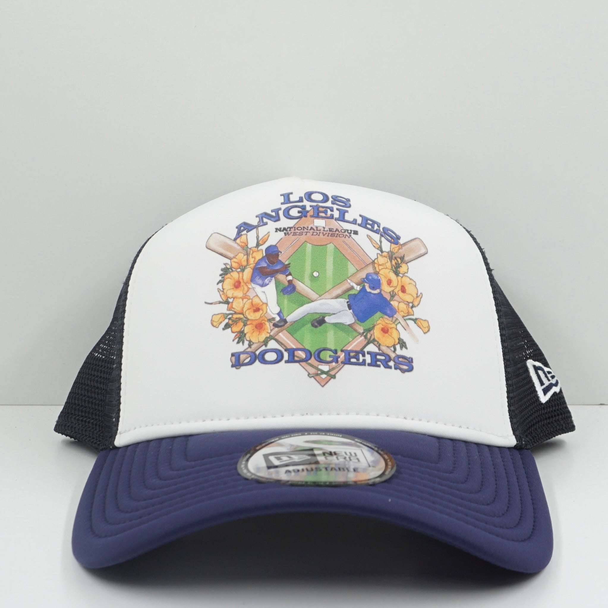 New Era Los Angeles Dodgers Floral Snapback Trucker Cap