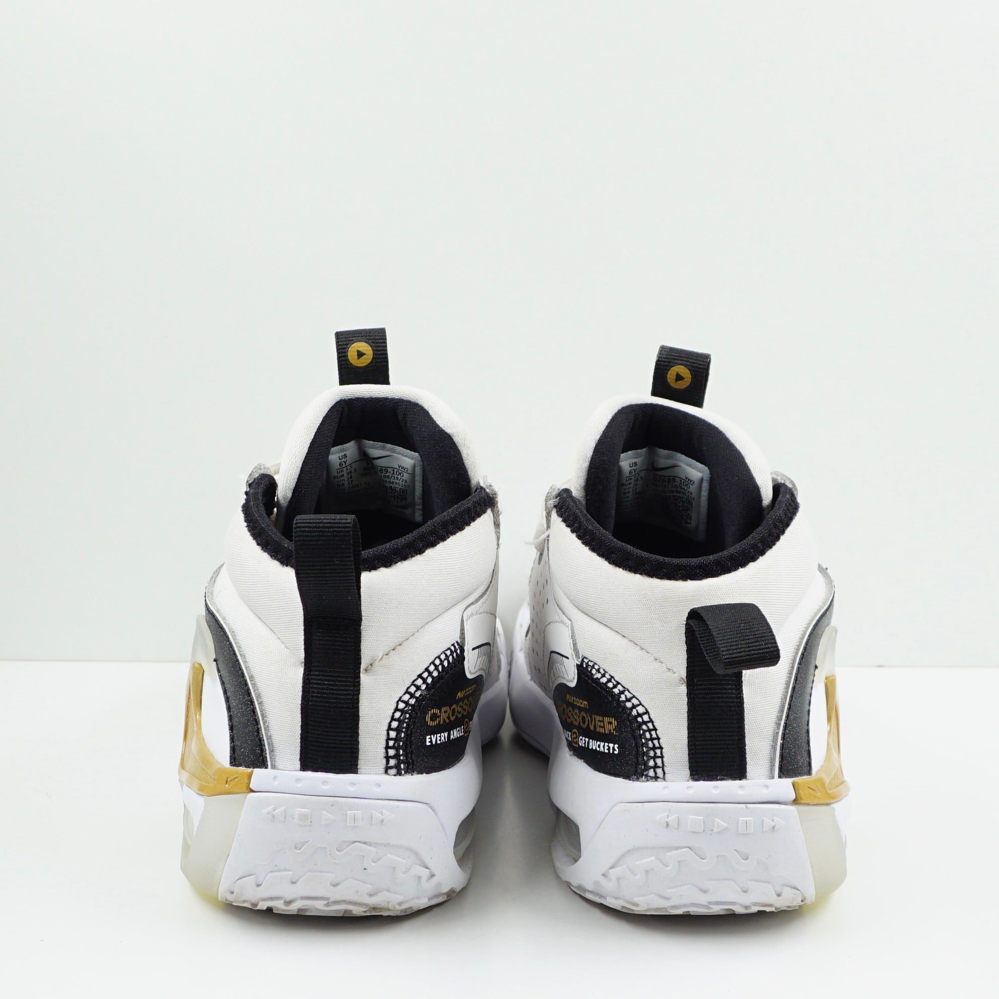 Nike AIr Zoom Crossover 2 White Metallic Gold (GS)