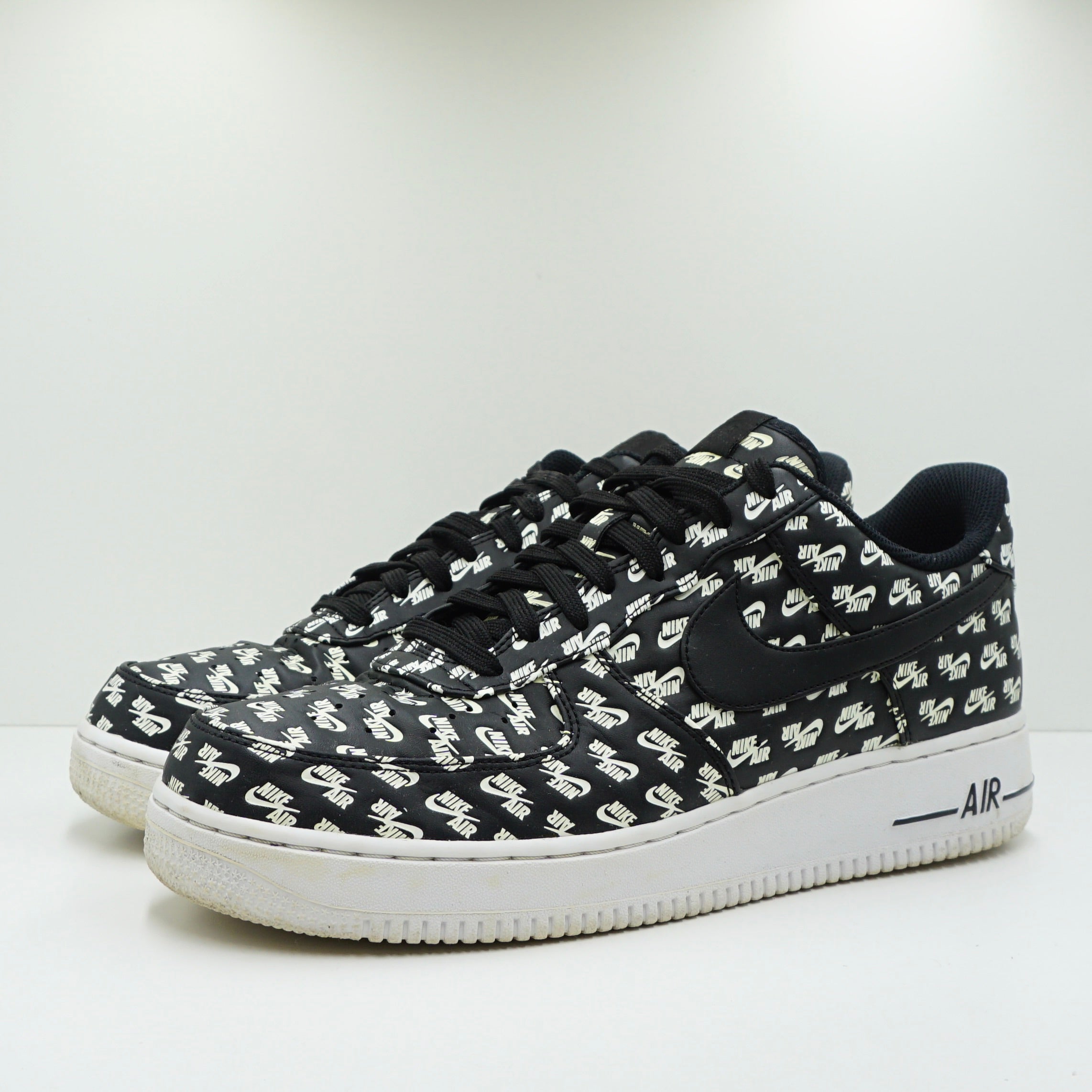 Nike Air Force 1 Low All Over Logo Black
